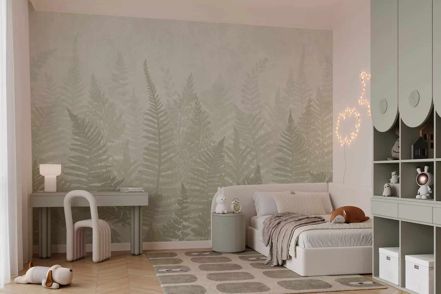 Fototapety Fern Plant Trend w03402