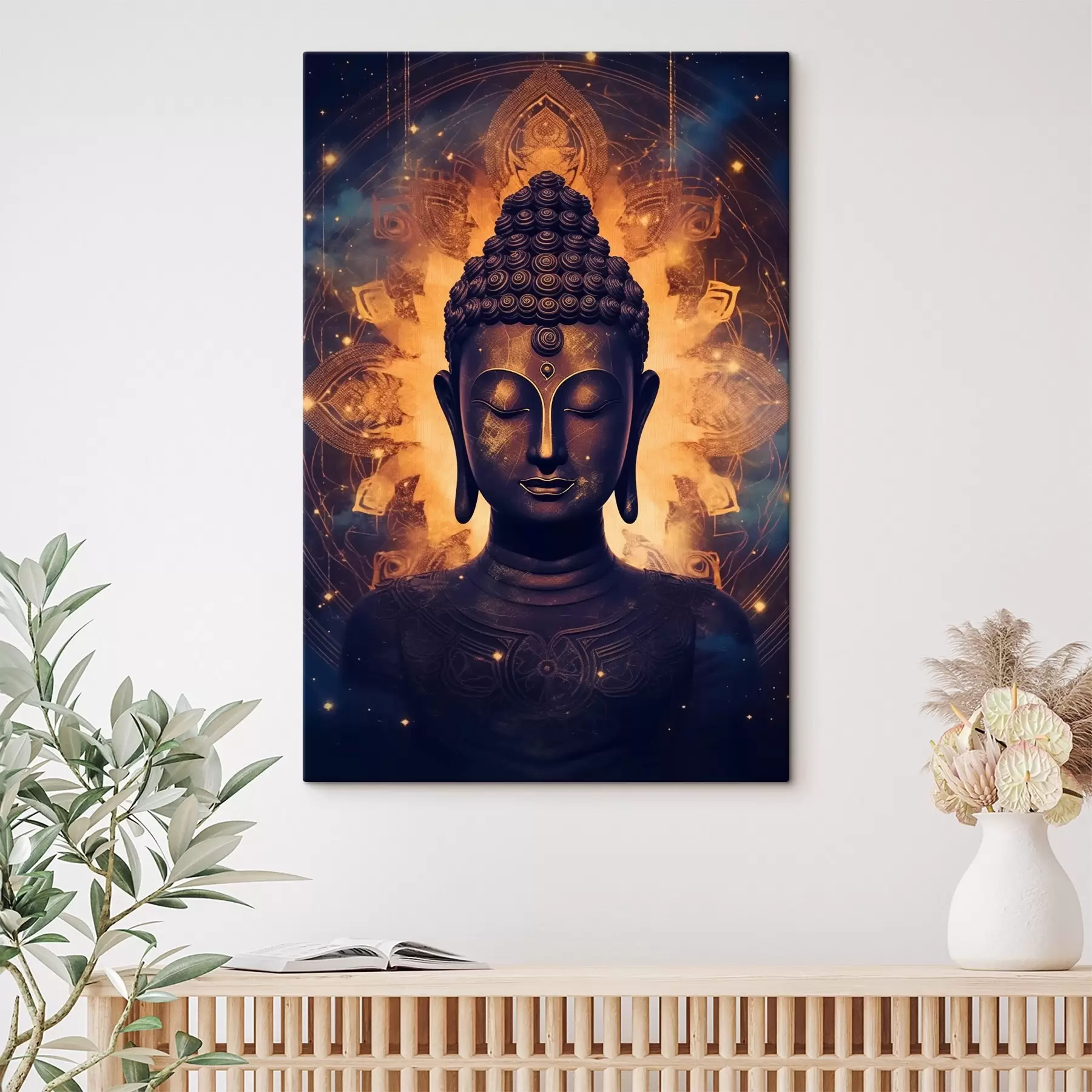 Obraz Budha v žiari energie s43276