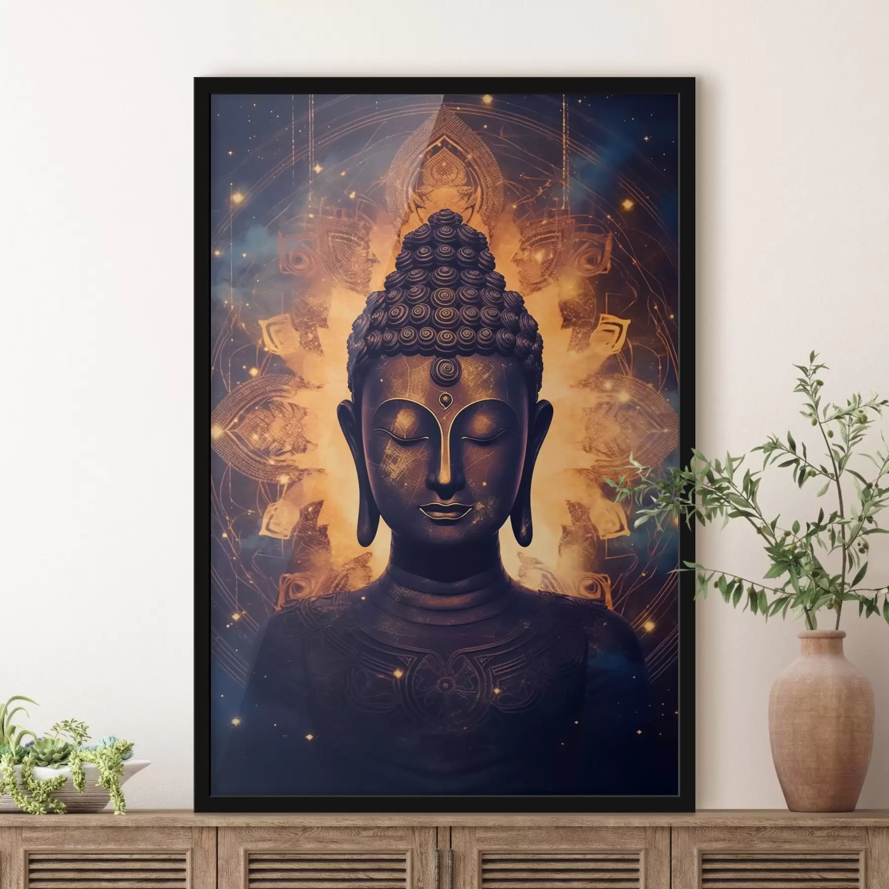 Obraz Budha v žiari energie f43276