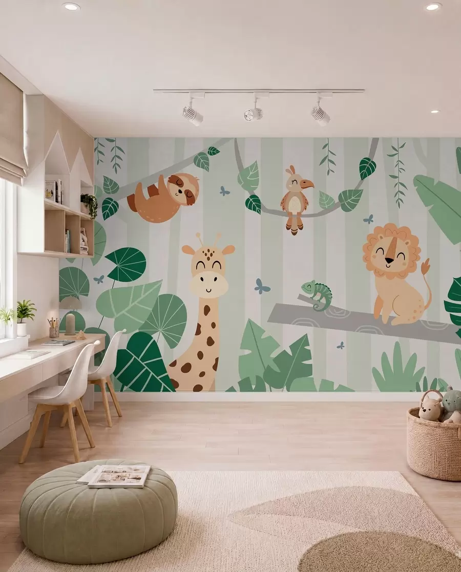 Fototapety Safari priatelia na stromoch w03376v1