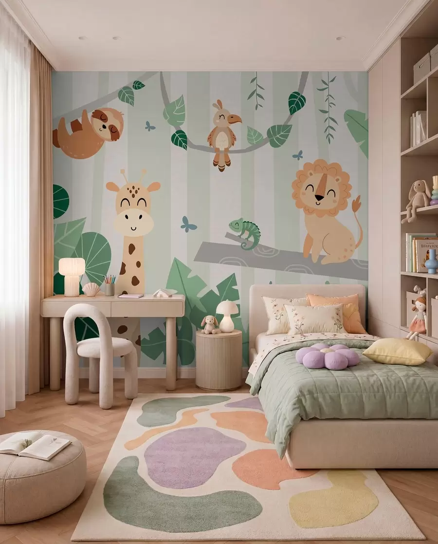 Fototapety Safari priatelia na stromoch w03376v1