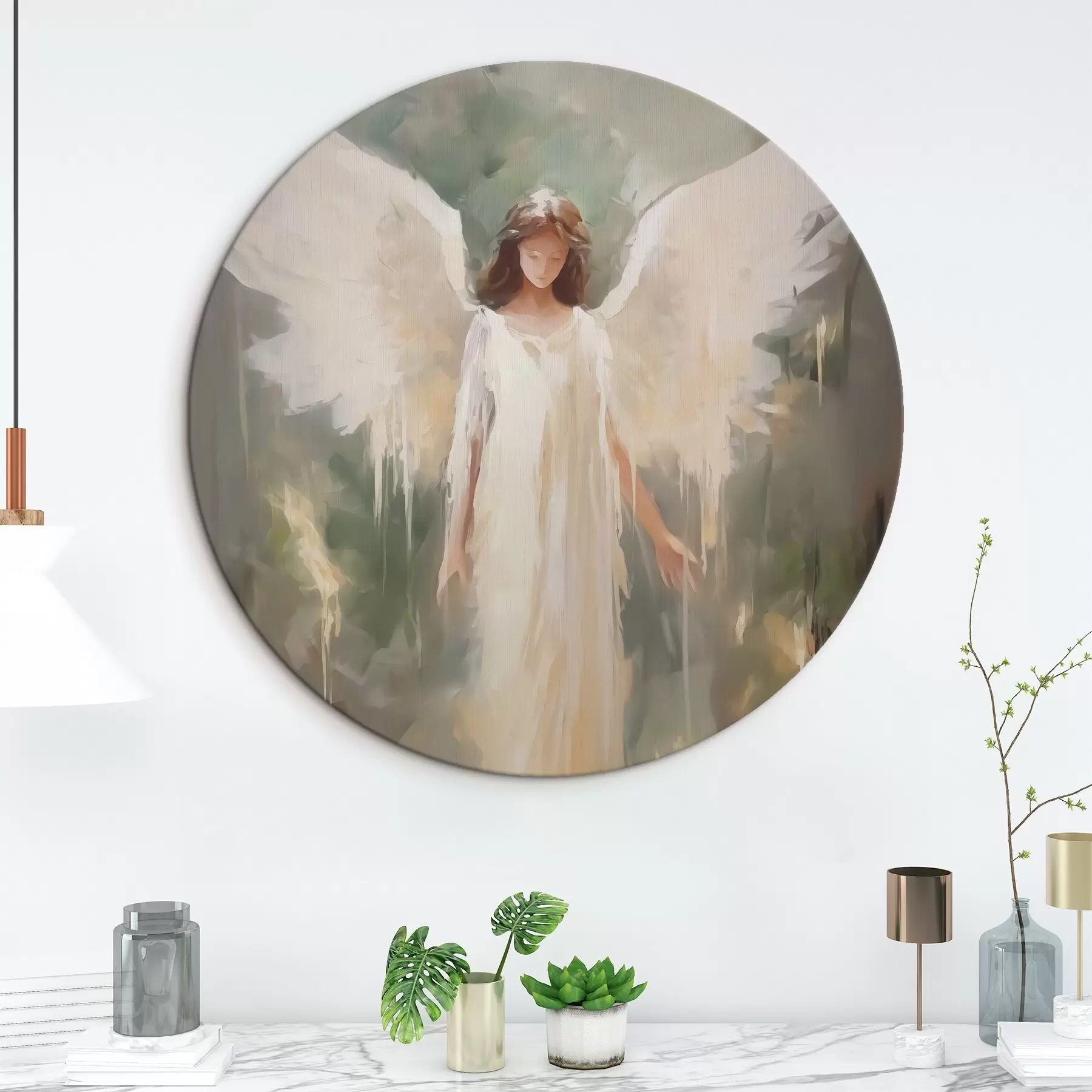 Fototapety Abstraktná maľba imitujúca anjela r43353