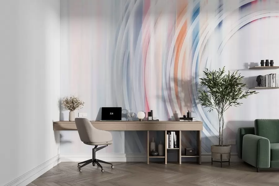 Fototapety Abstraktné chaotické kruhy w08929v1