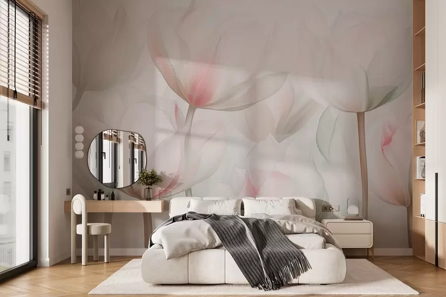 Fototapety Jemné tulipány v pastelových farbách w03442v1