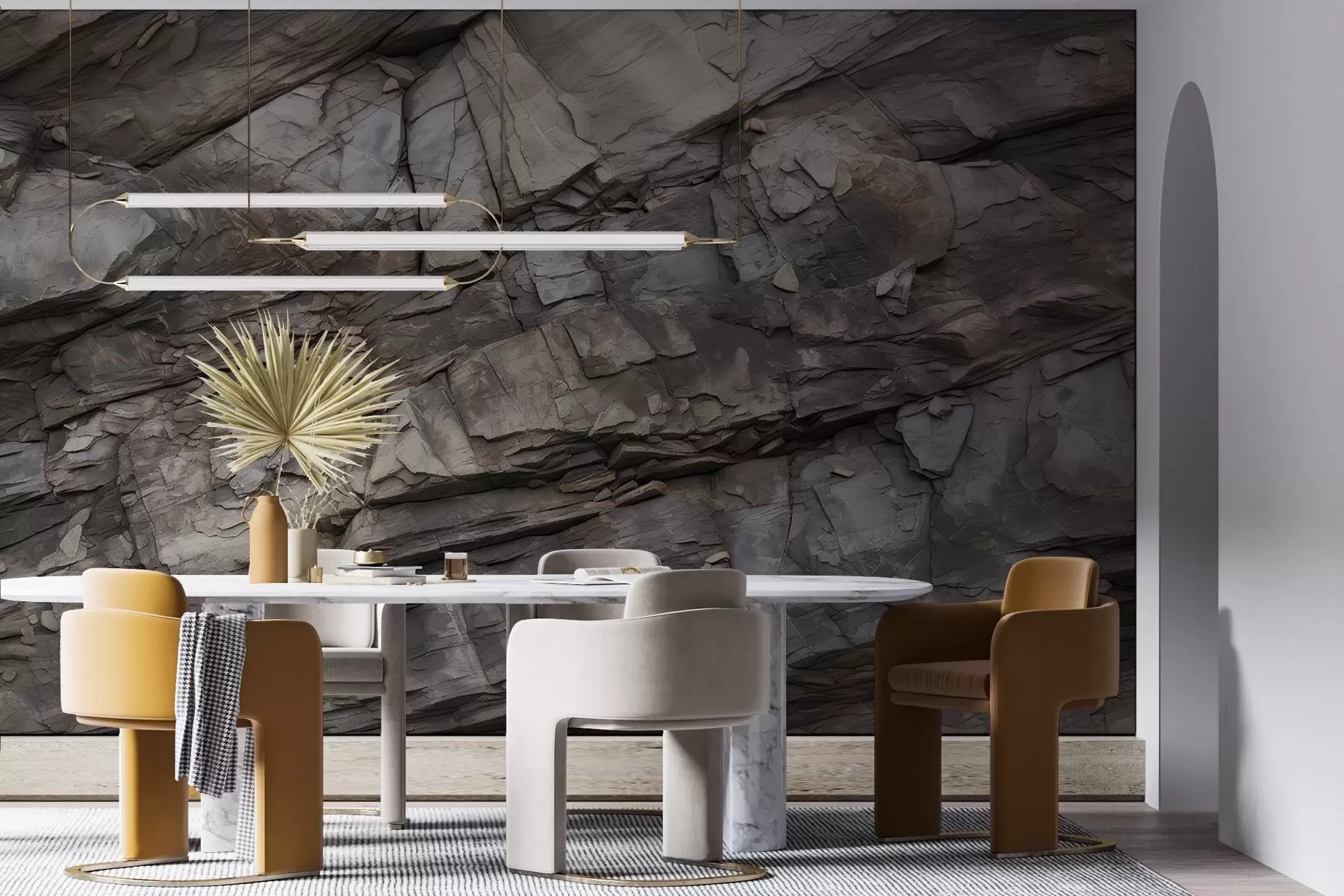 Fototapety Maľovaná skalná stena w03554