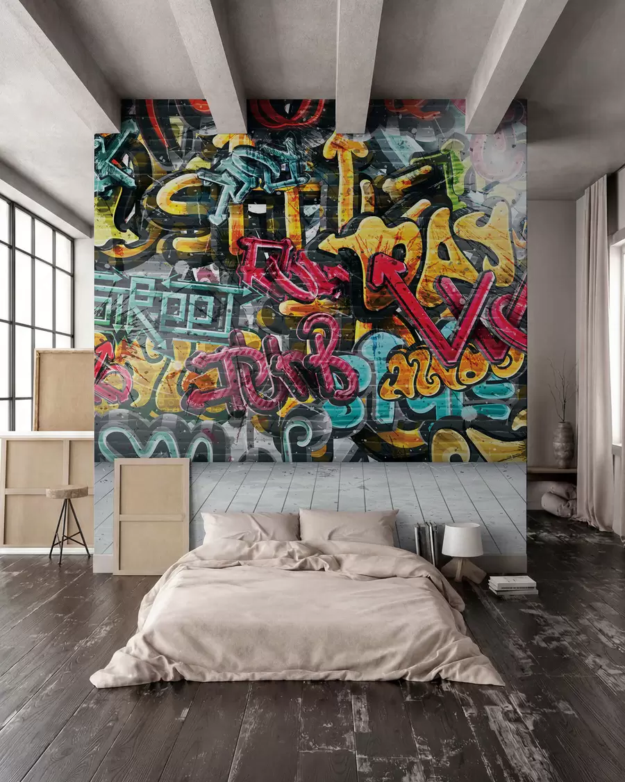 Fototapety Graffiti v plných farbách u56045