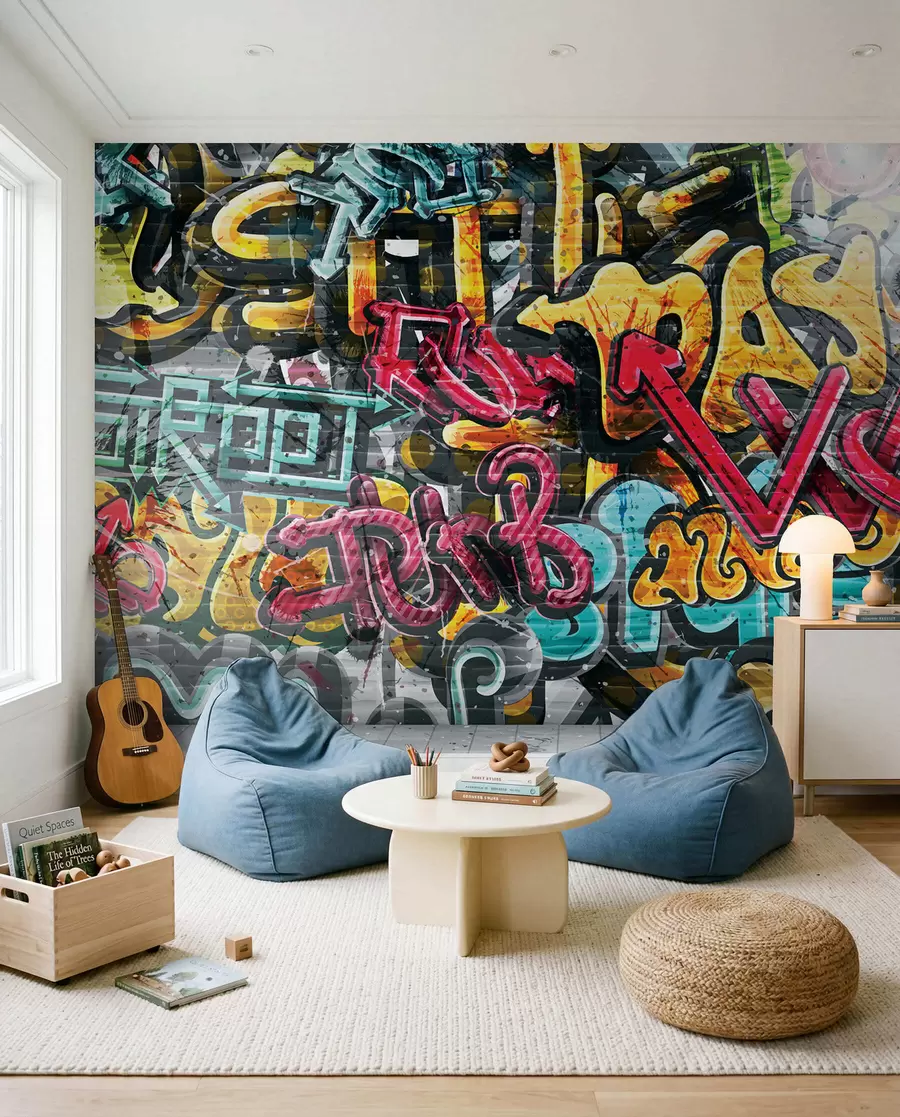 Fototapety Graffiti v plných farbách u56045