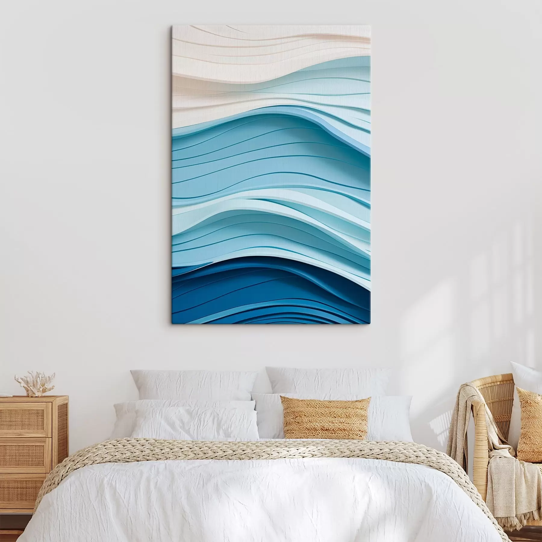 Obraz Jemné farebné vlny s43583