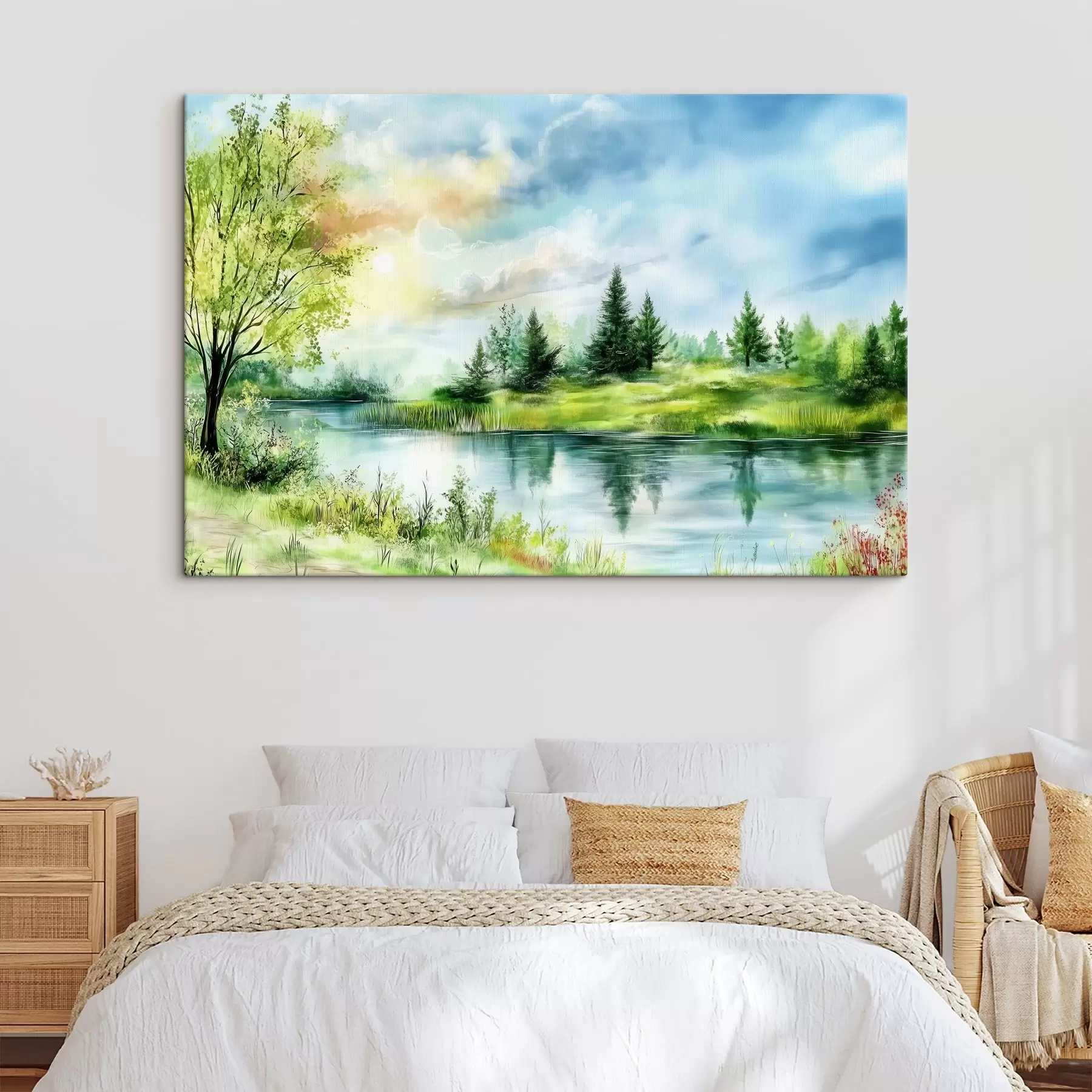 Obraz Krásny výhľad na jazero s43923