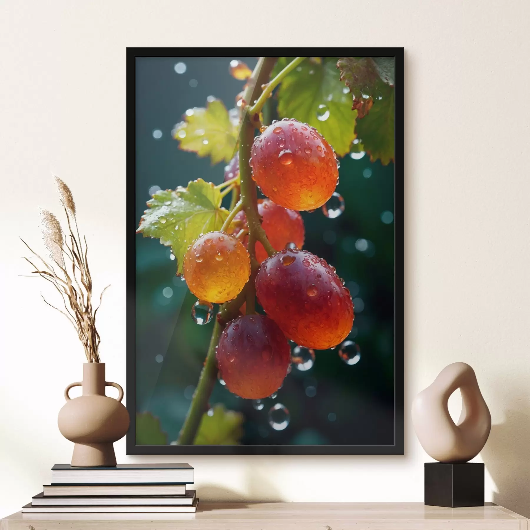 Fototapety Hrozno s kvapkami rosy f43872