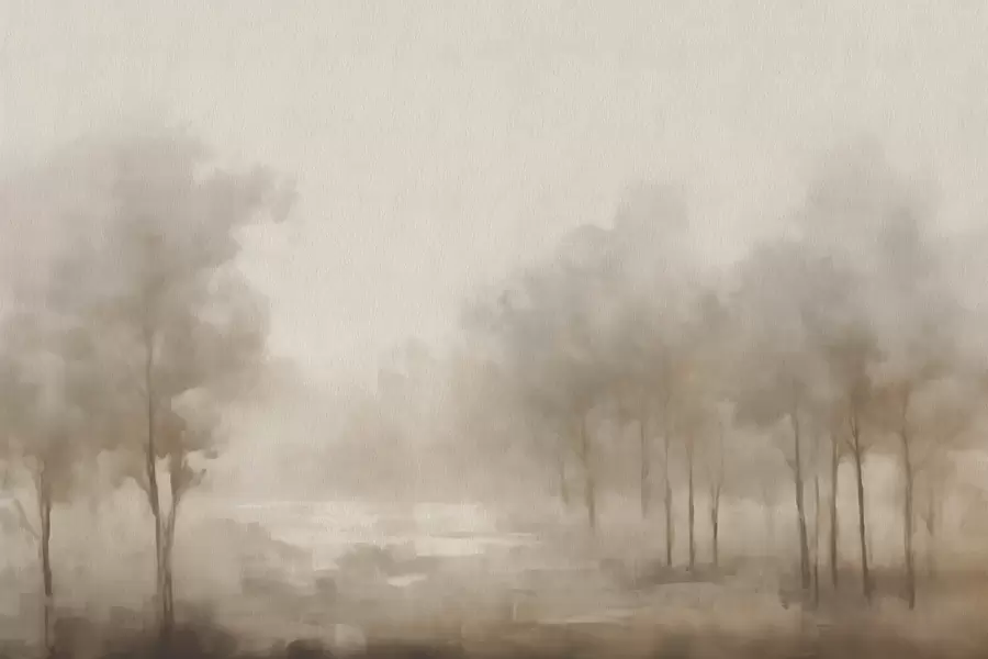 Fototapety Abstraktný les so sépiovým efektom w03596