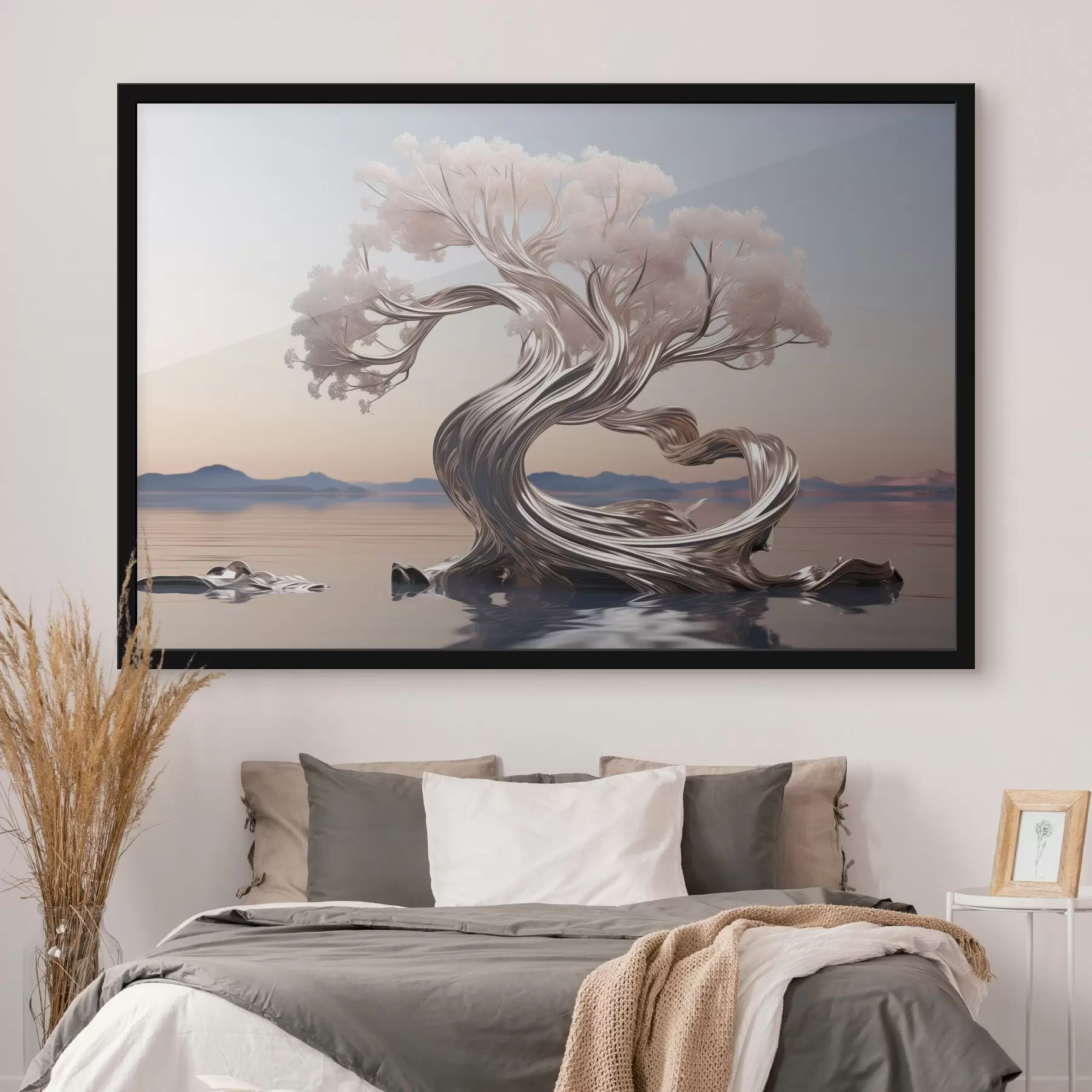 Fototapety Kovové drevo f43945