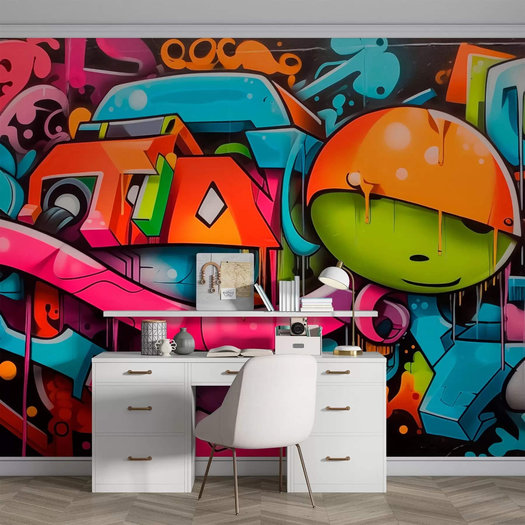 Fototapety Jasné graffiti w03688