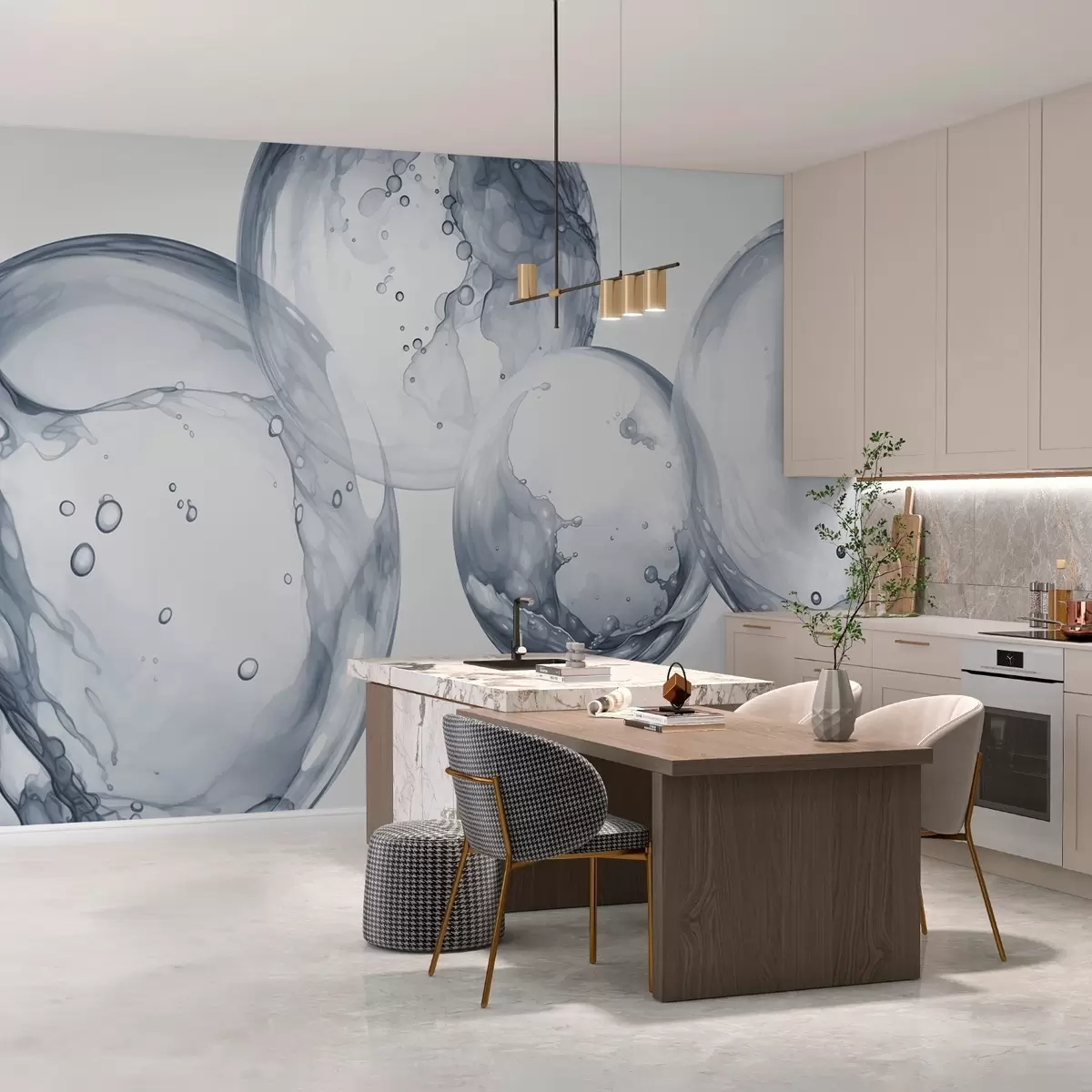 Fototapety Bubliny imitácia akvarelu w03736v2 - Uwalls.sk Fototapety Bubliny imitácia akvarelu w03736v2