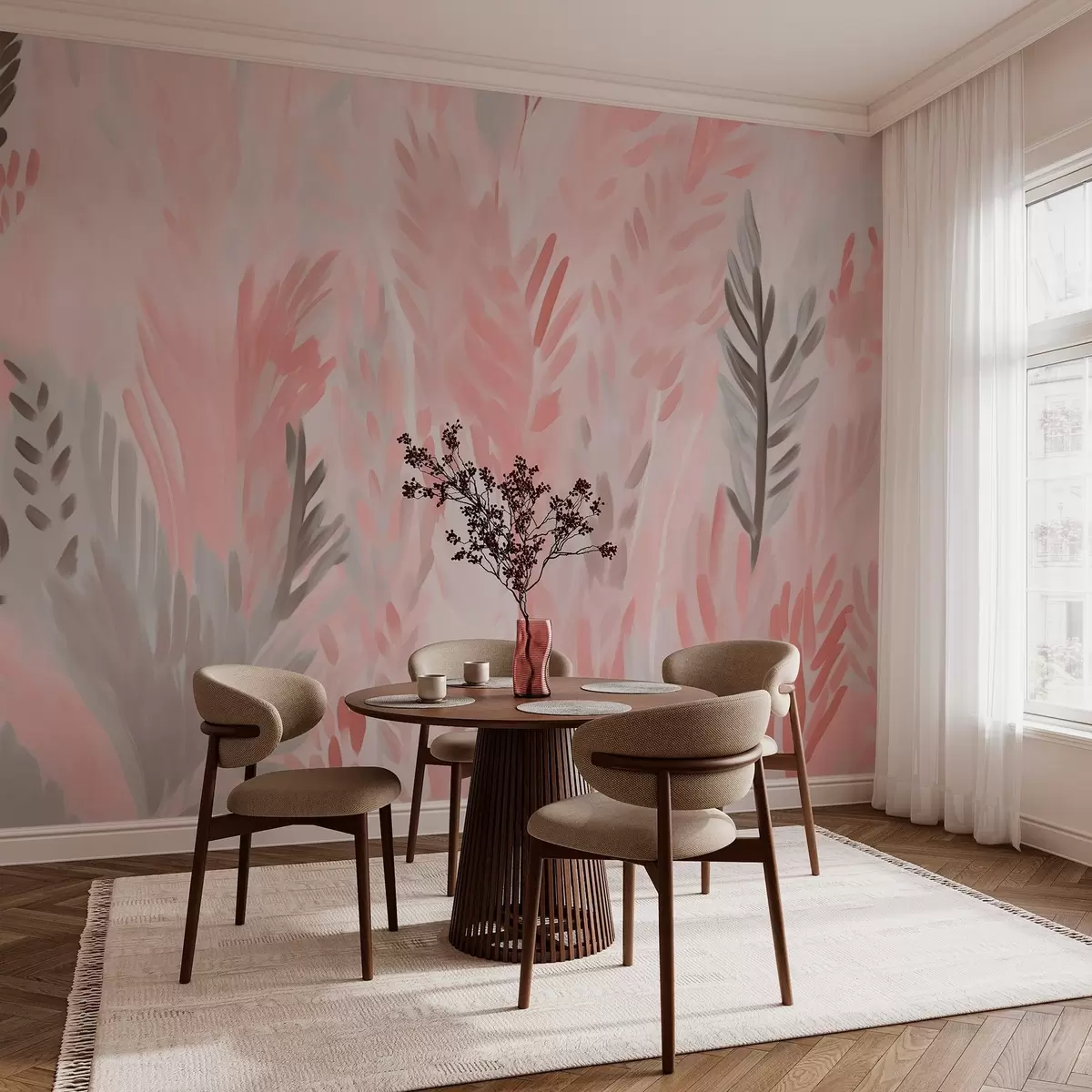 Fototapety Vegetačné odtiene ružovej w03738v1 - Uwalls.sk Fototapety Vegetačné odtiene ružovej w03738v1