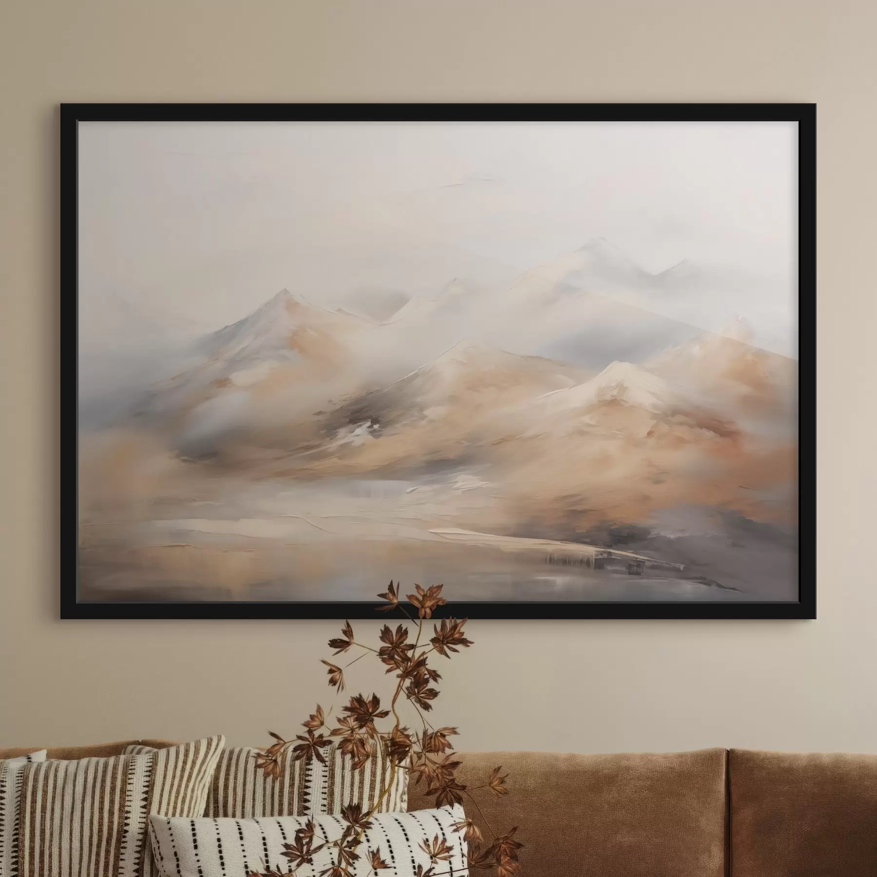 Fototapety Imitácia maľby hôr f44125