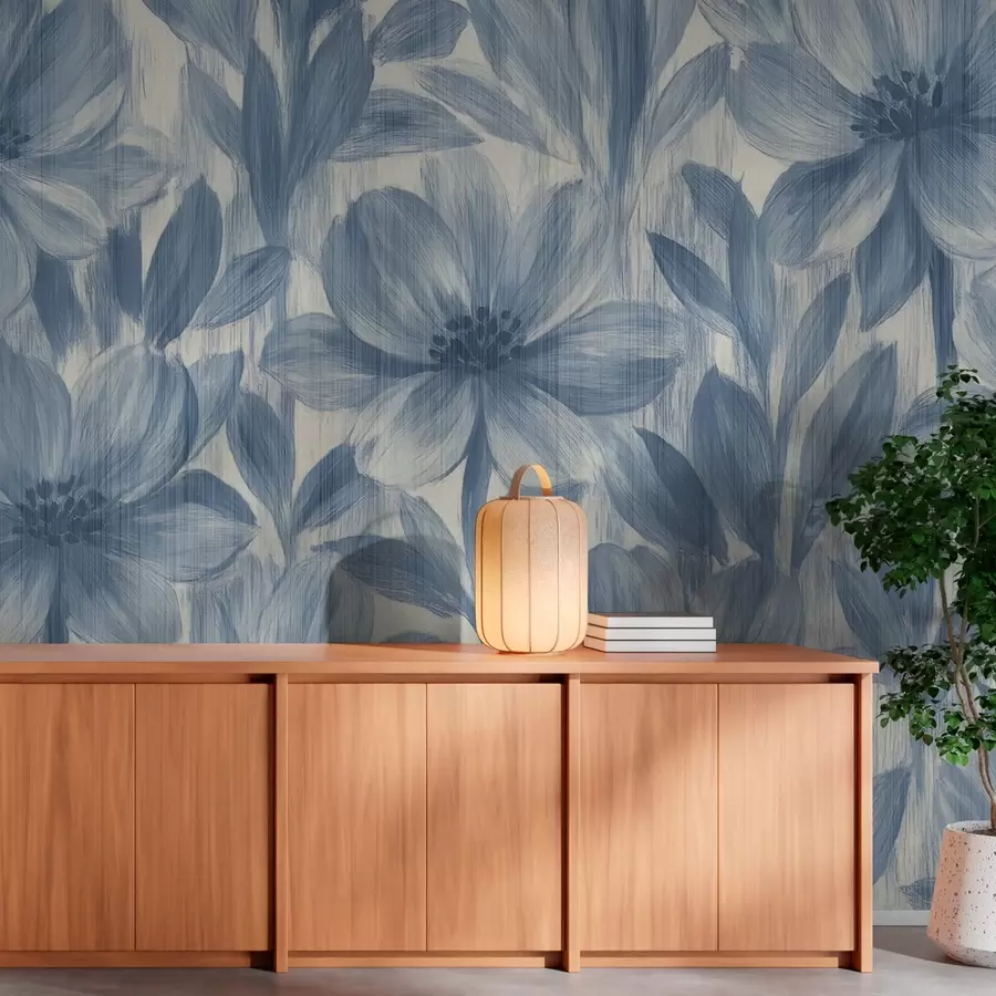 Fototapety Štýlové akvarelové kvety w03821