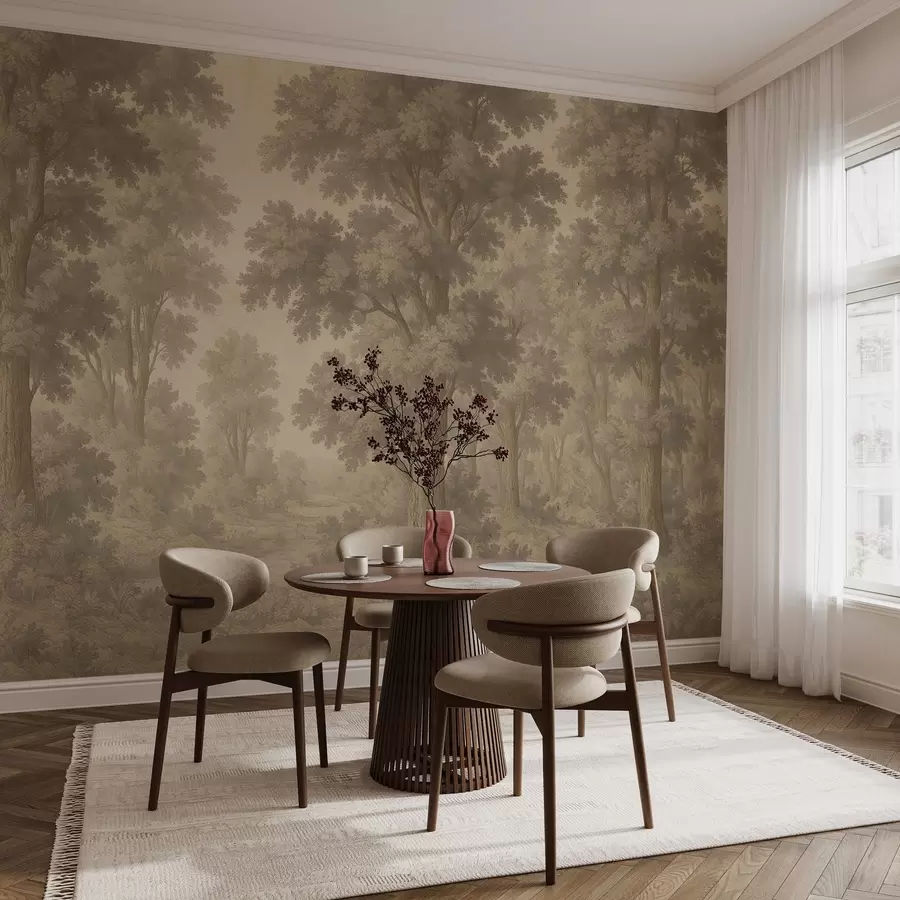 Fototapety Moderný obraz lesa v štýle grunge w03822v2