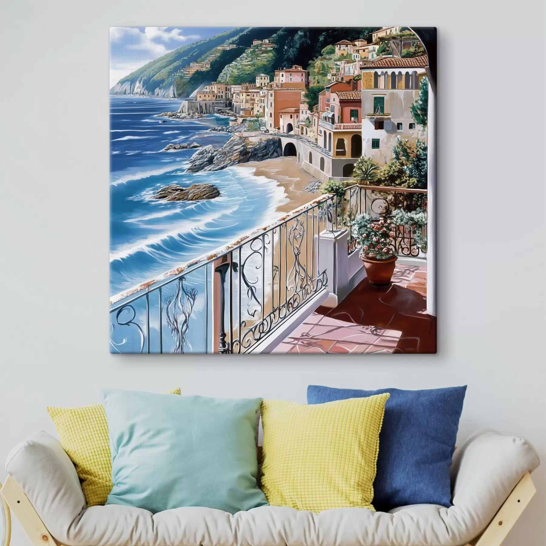 Obraz Mesto pri mori s44220