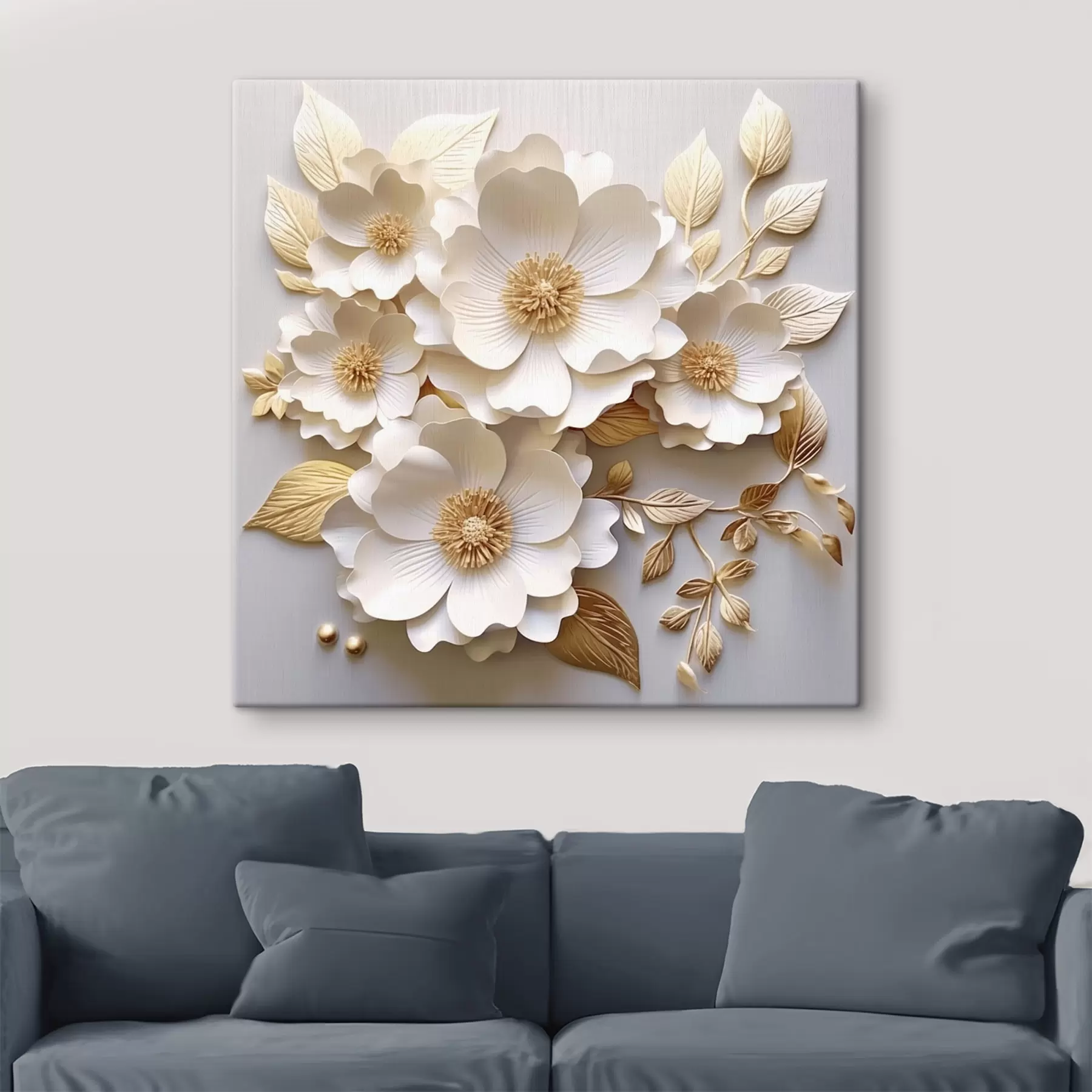 Obraz Teplé divoké kvety na jemnom pozadí s44041