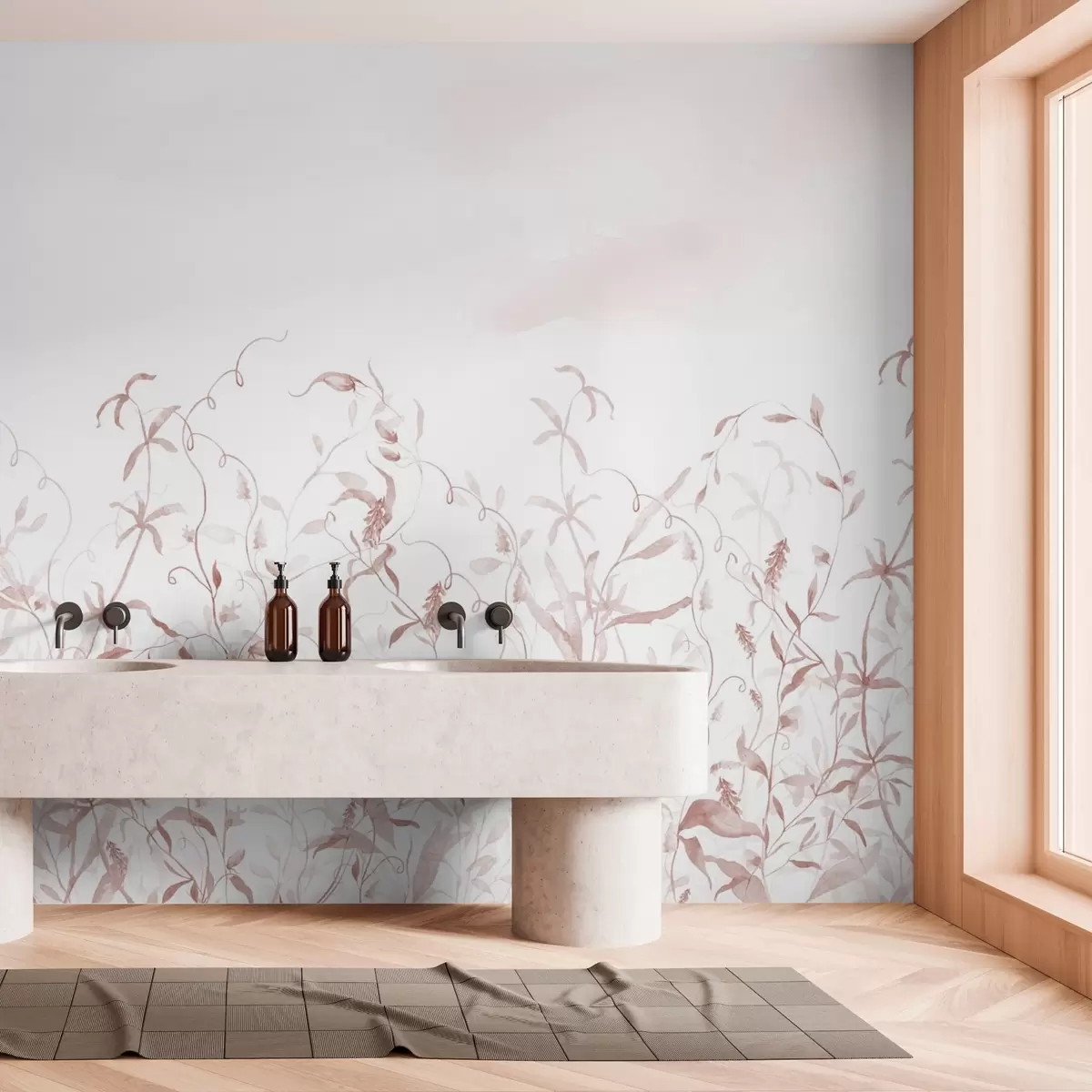 Fototapety Vegetačná imitácia štruktúrovaného akvarelu, odtiene červenej w03928 - Uwalls.sk Fototapety Vegetačná imitácia štruktúrovaného akvarelu, odtiene červenej w03928