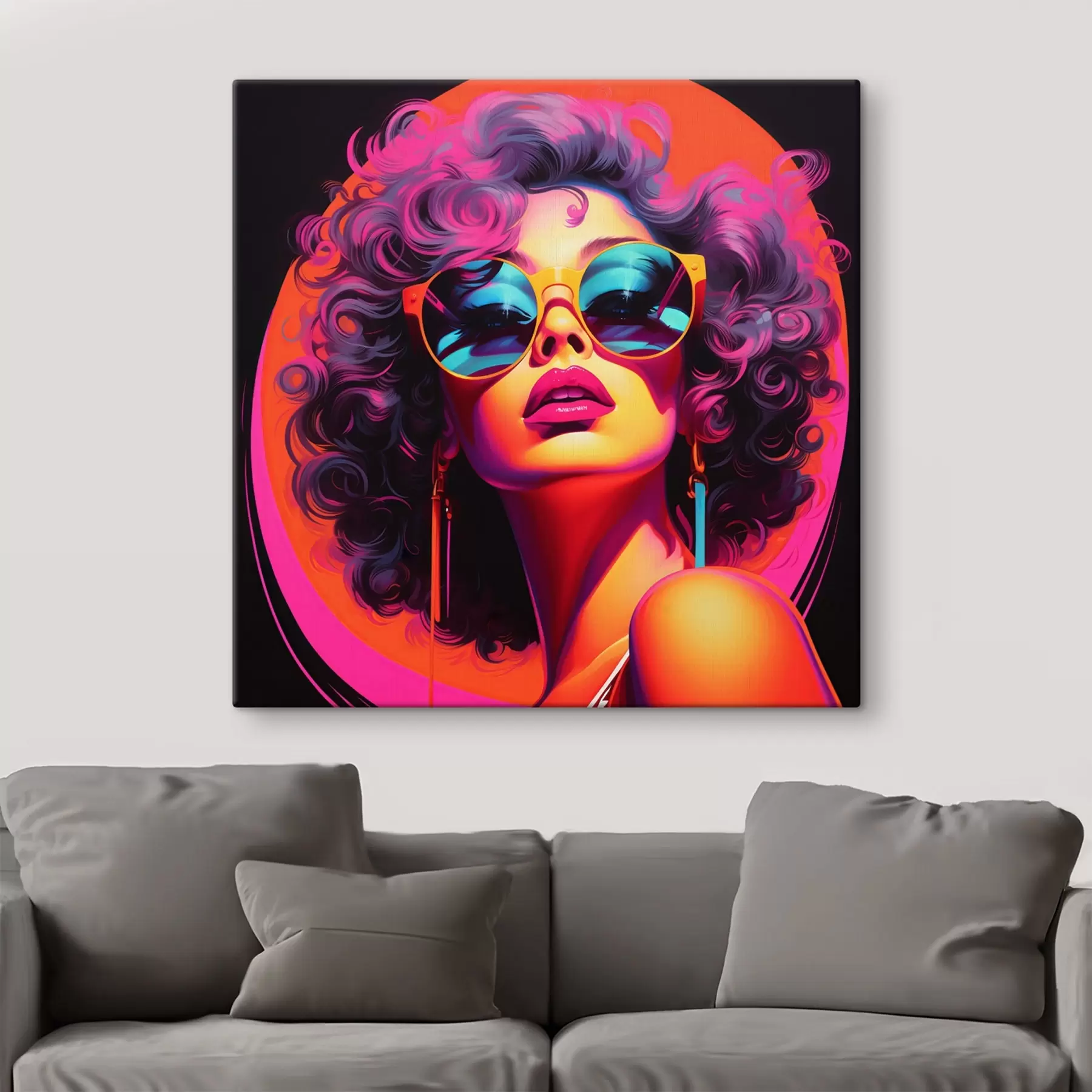 Obraz Štýlová žena v slnečných okuliaroch s44335