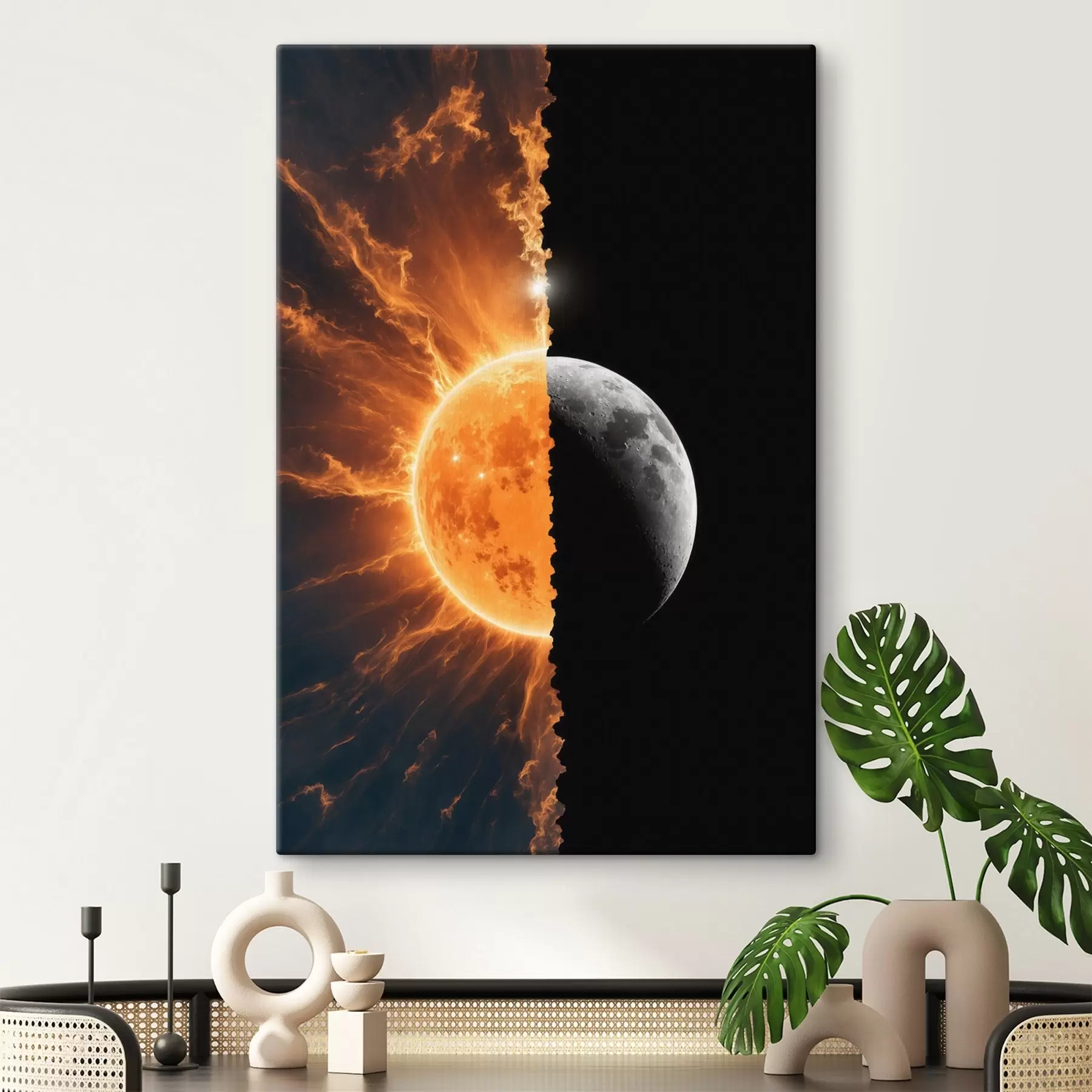 Fototapety Dve fázy mesiaca s44429
