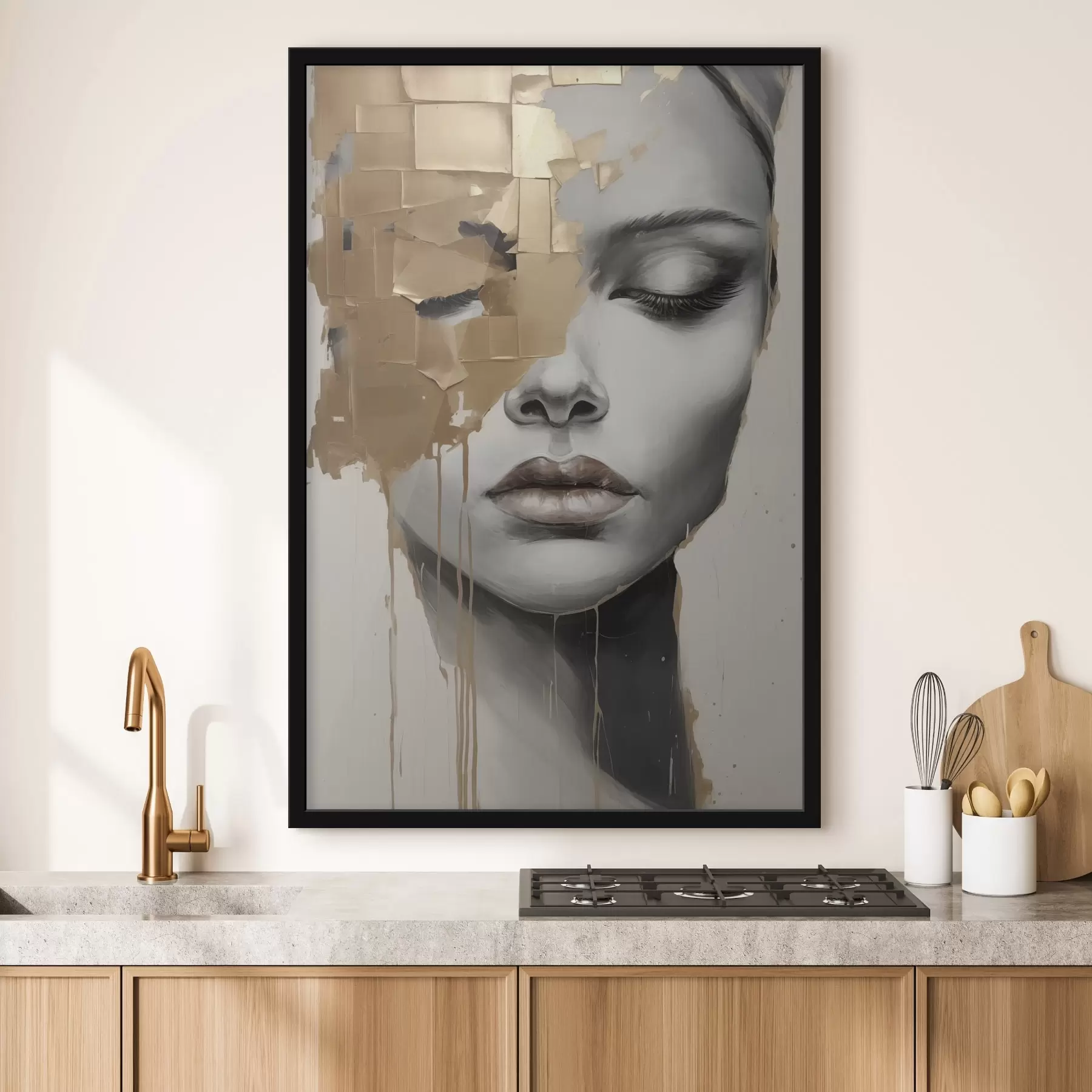 Fototapety Abstraktný obraz tváre f44570