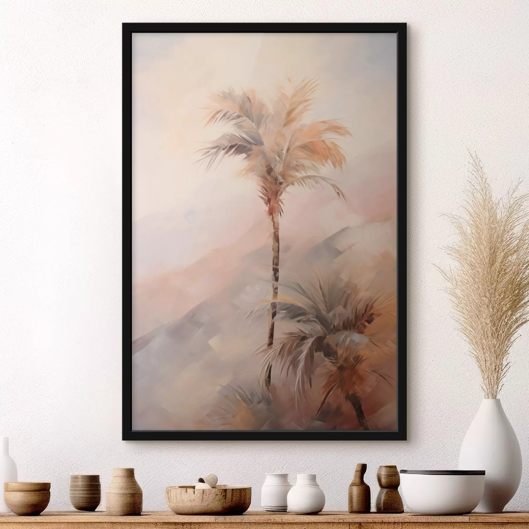 Fototapety Imitácia maľby paliem f44650