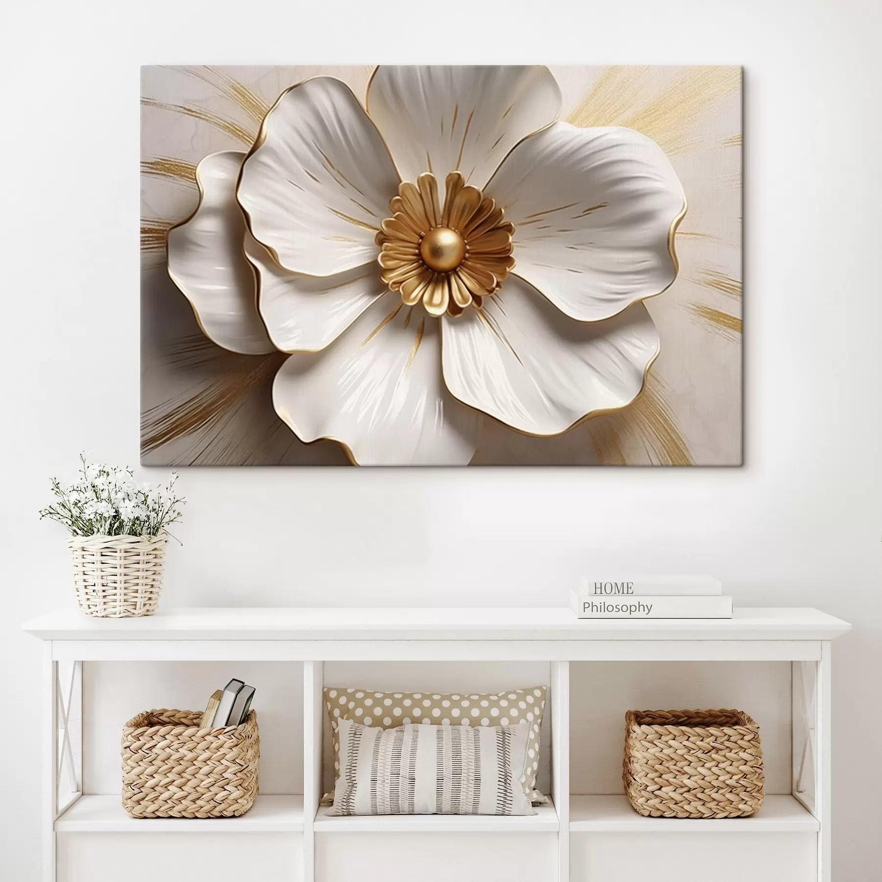 Obraz Kvet s objemovými okvetnými lístkami s44631