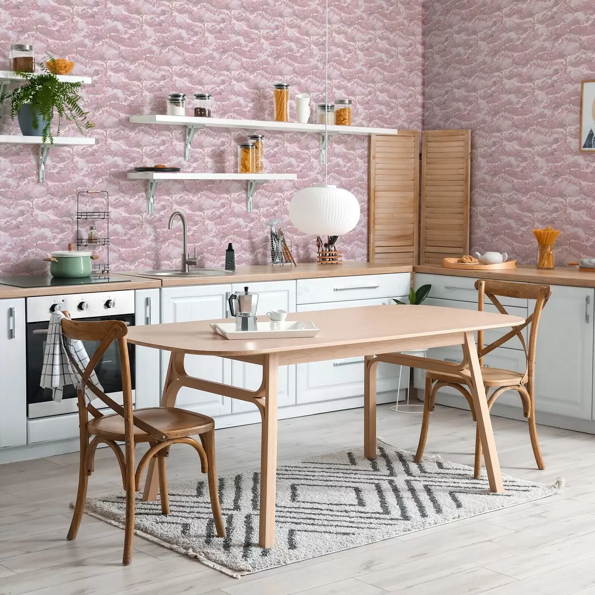 Tapety Hlboká modrá krajina so stromami v nočných tónoch a00170v4