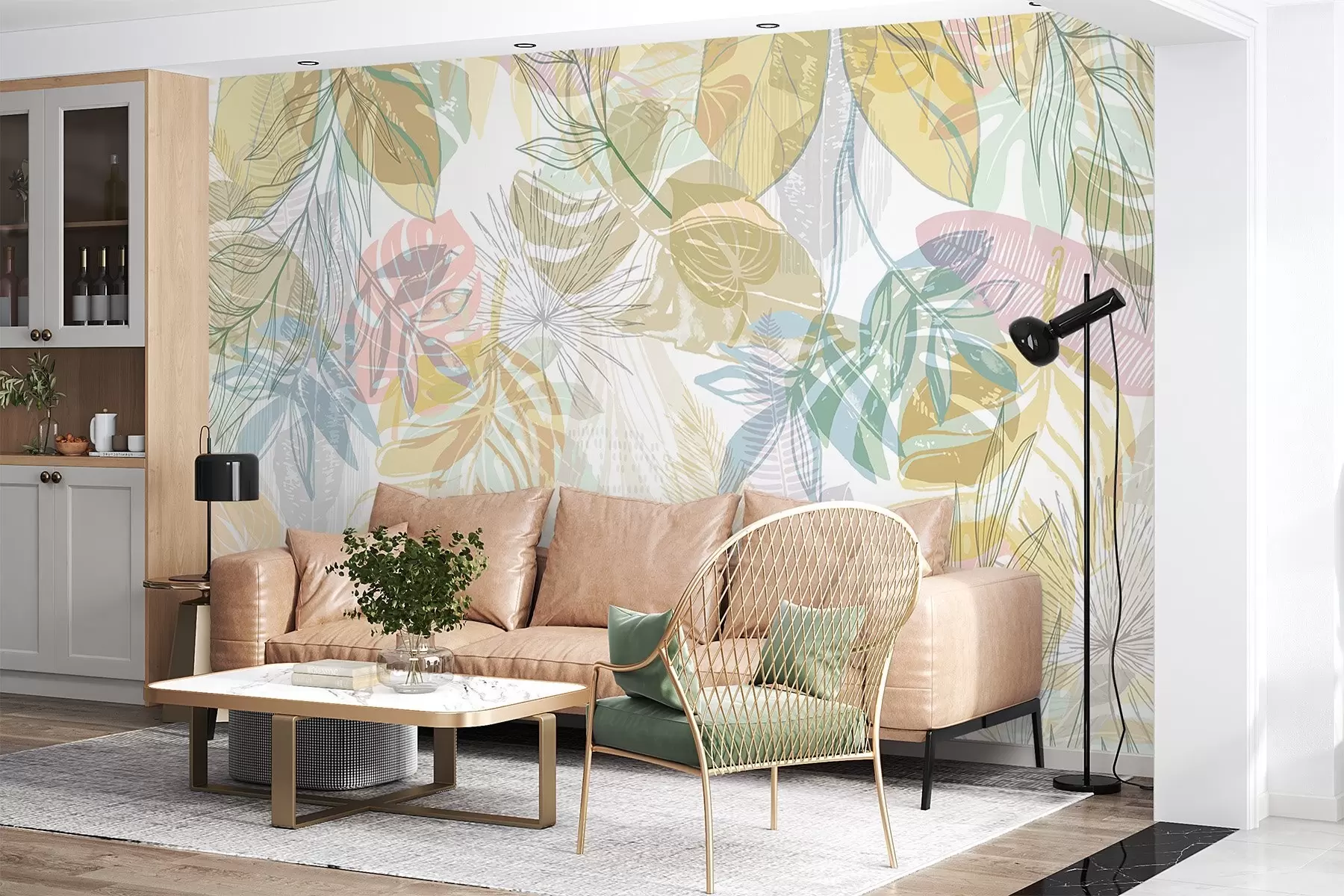 Fototapety Palmové listy w04107v2