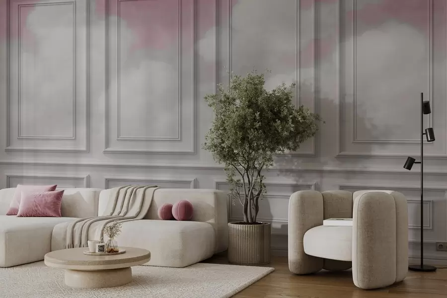 Fototapety Imitácia tvarovania so vzdušnými oblakmi w04110v2