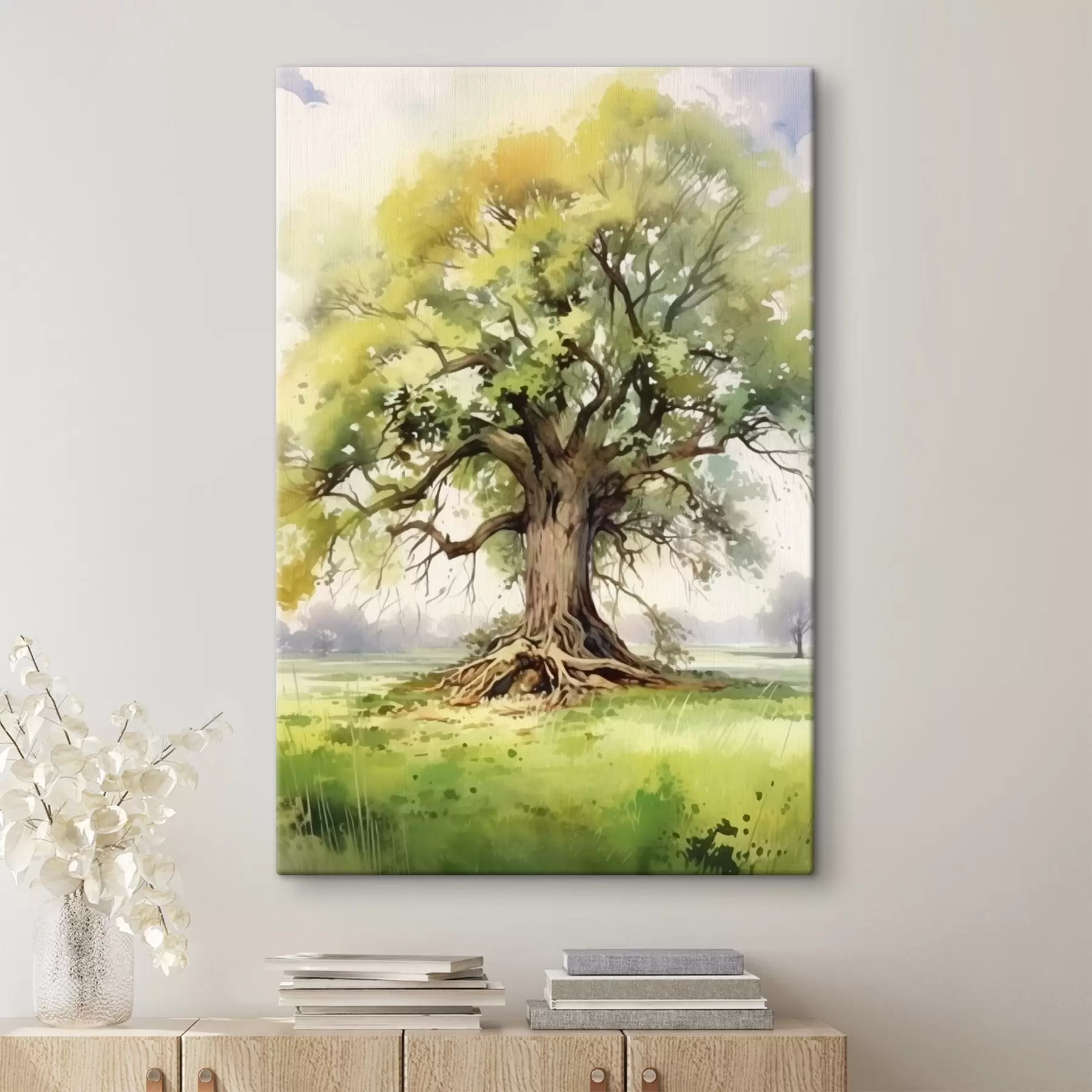 Obraz Starý strom s rozrastajúcimi sa koreňmi s44731