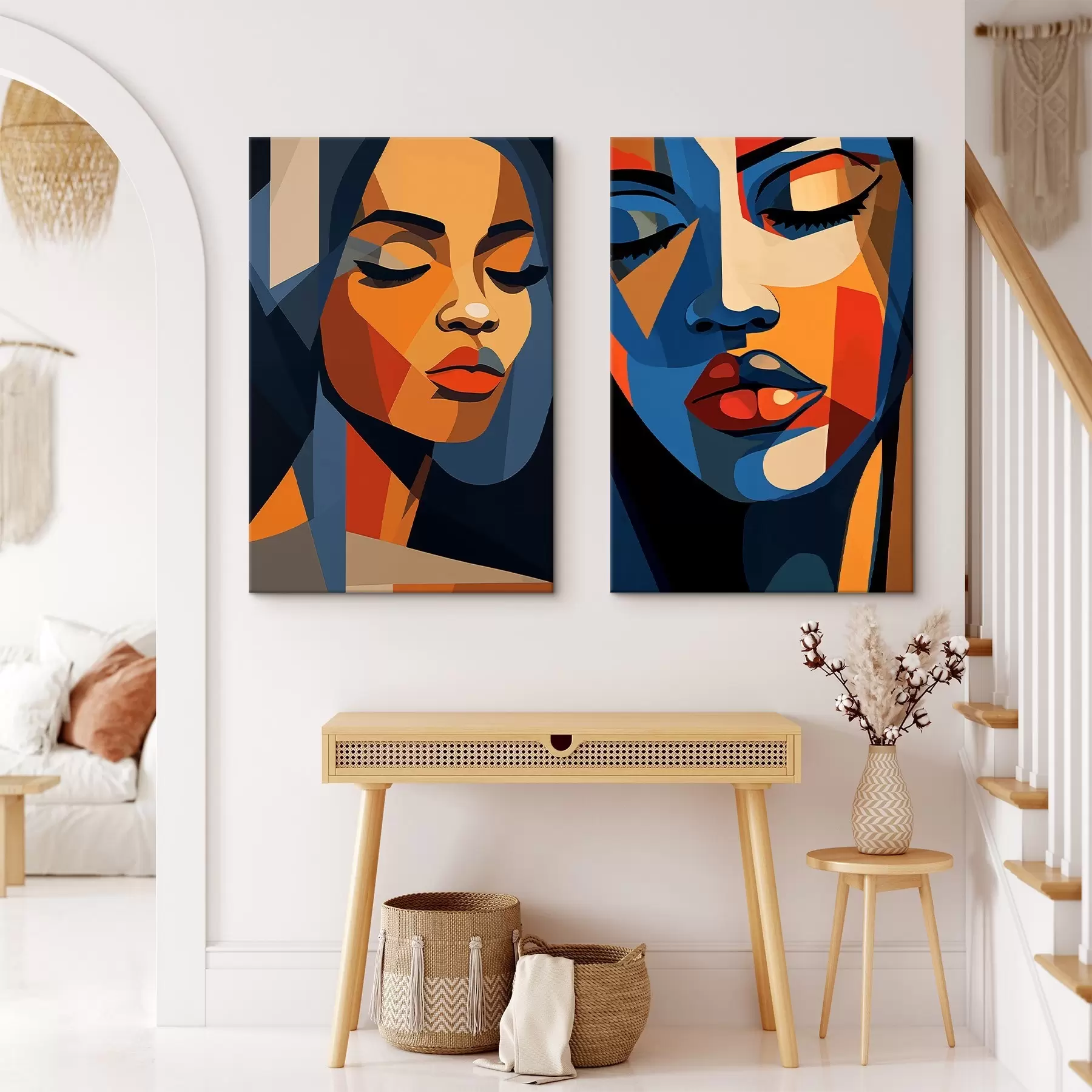 Obraz Farebné portréty v štýle pop art m00467