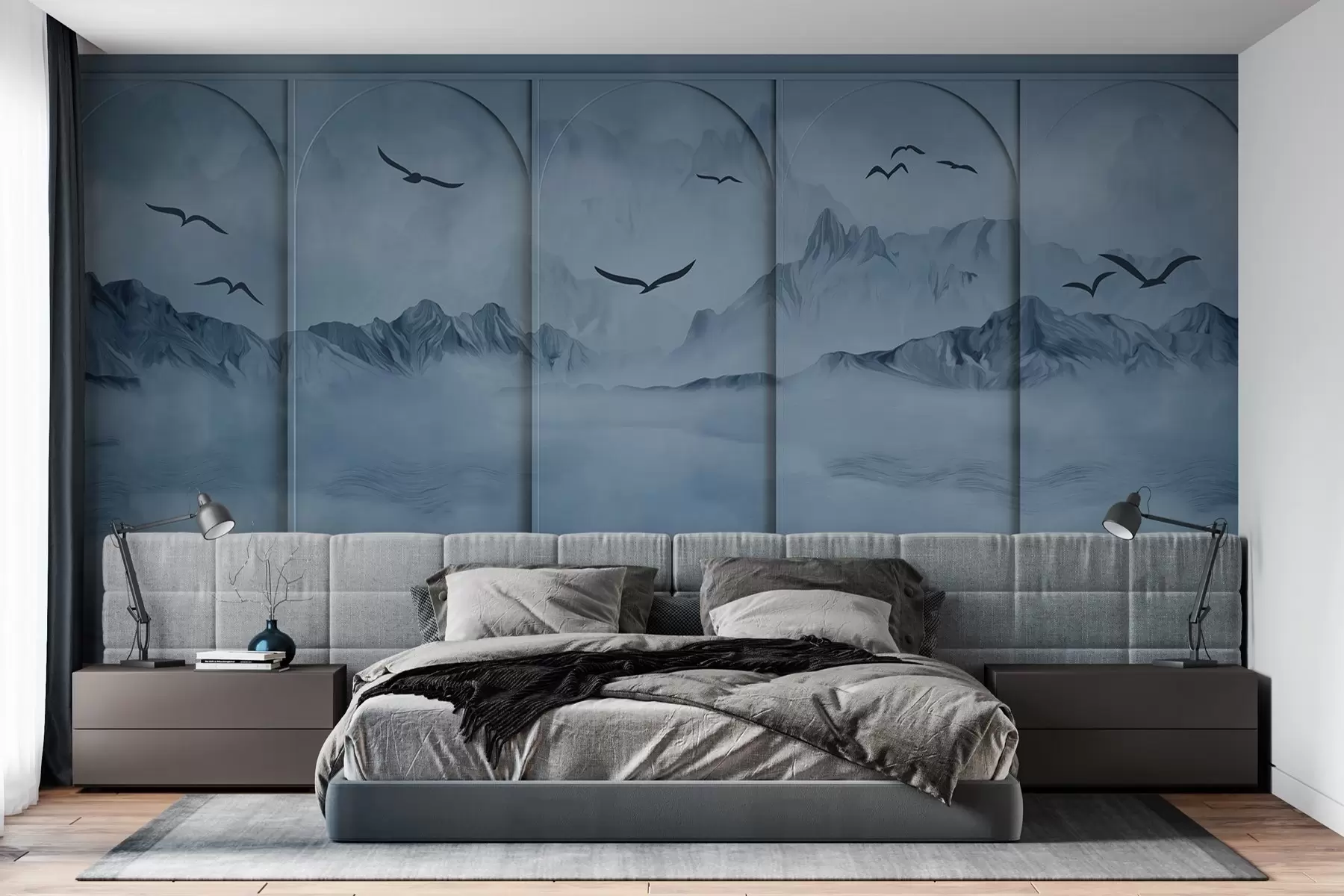 Fototapety Hory cez panely w04134