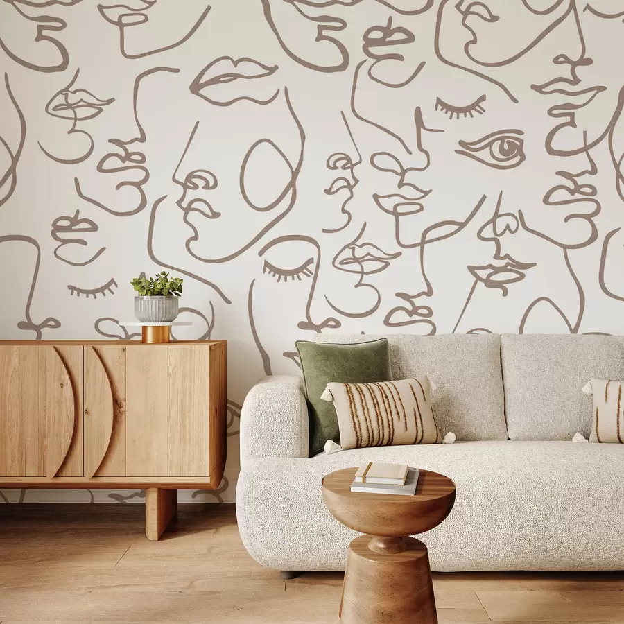 Fototapety Abstraktné tváre w04121v1