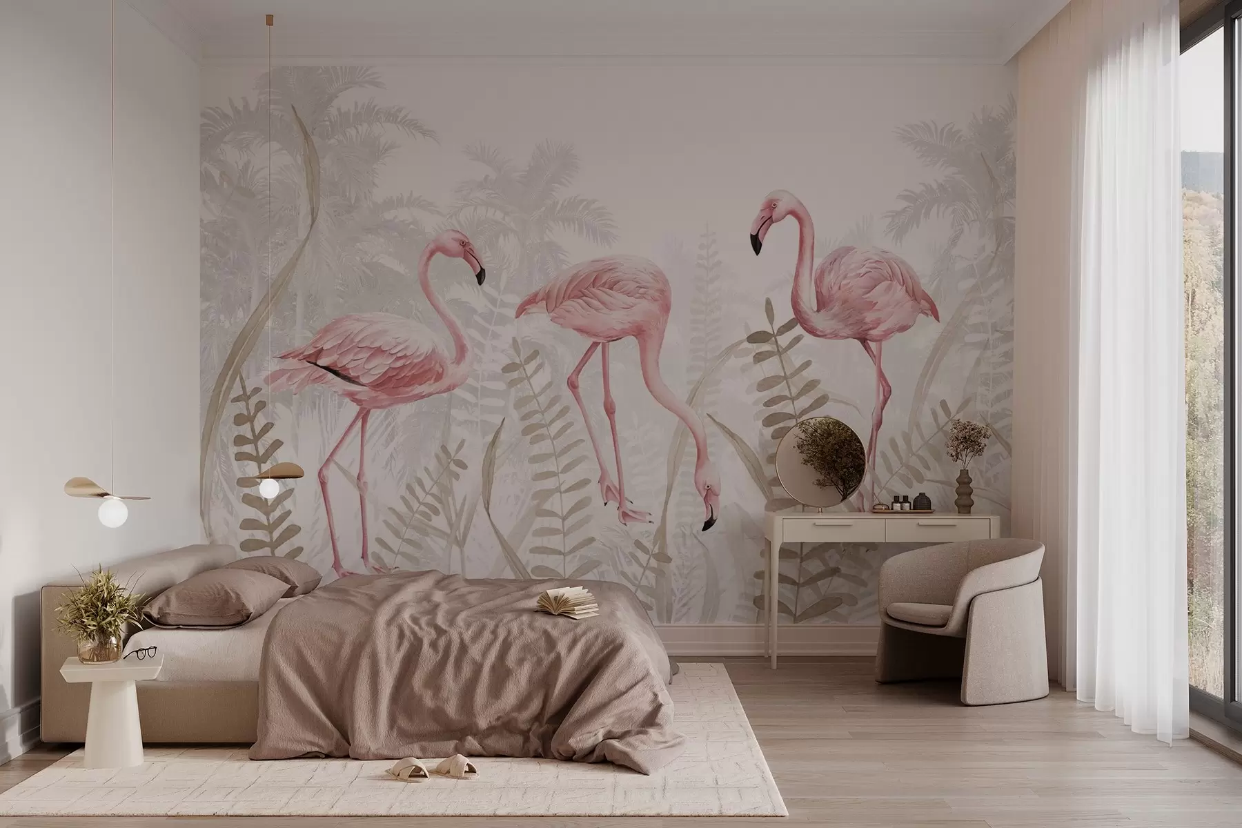 Fototapety Flamingo w04122