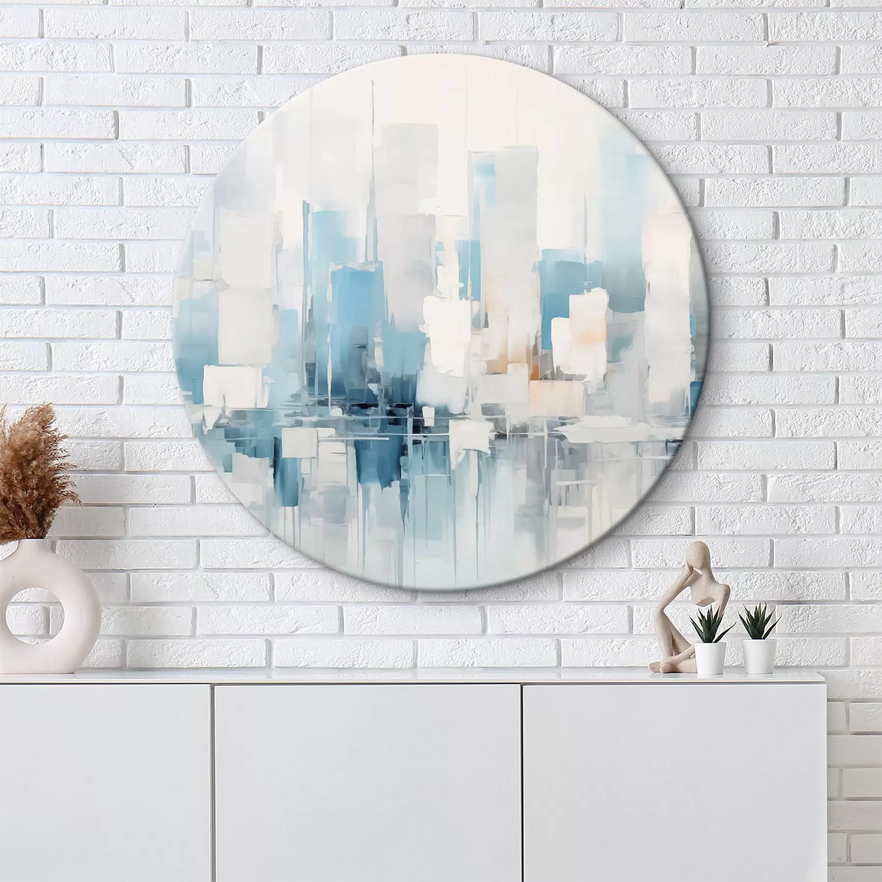 Obraz Abstraktná maľba imitujúca mesto r44768