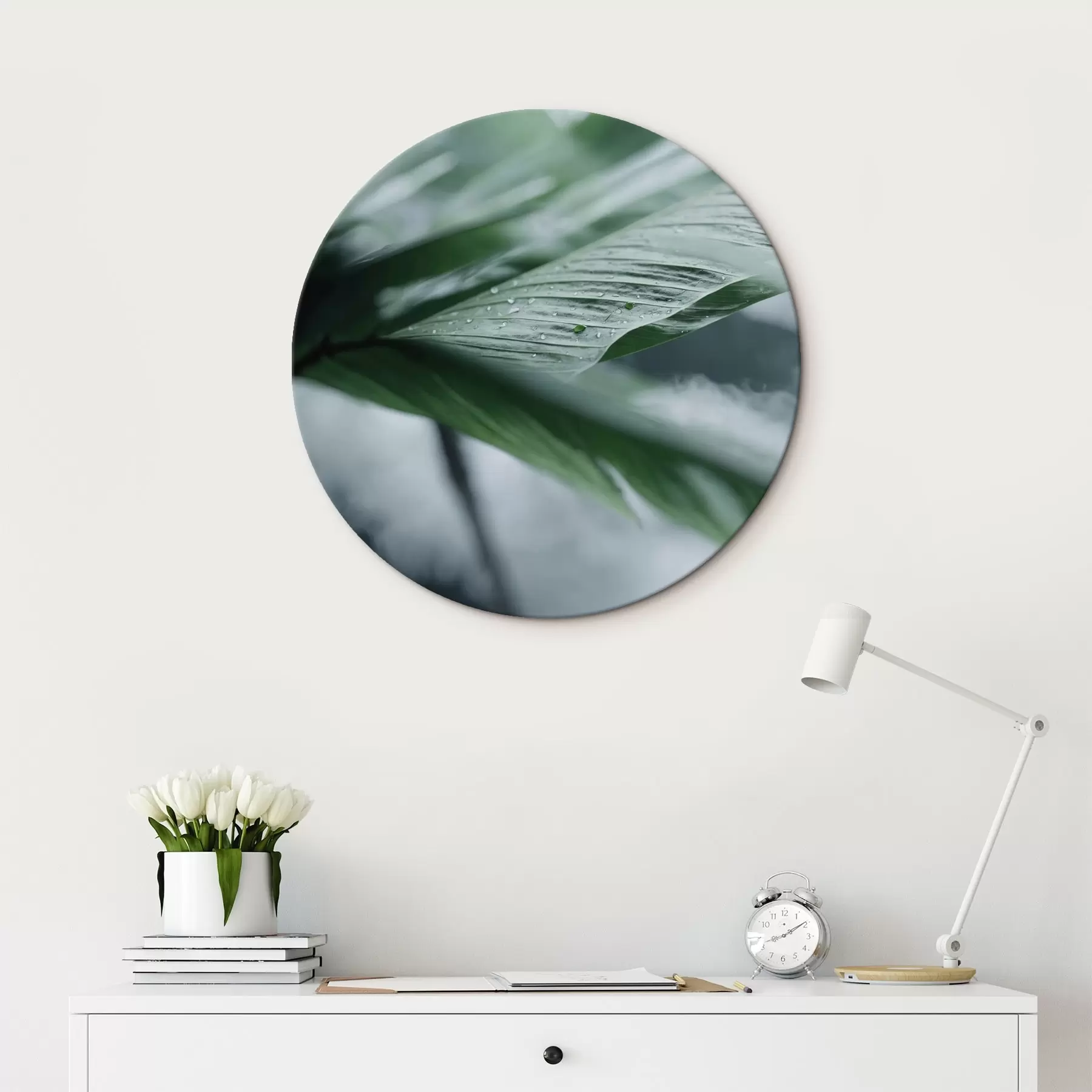 Obraz Minimalistická kompozícia terakotových kruhov a geometrie r44902