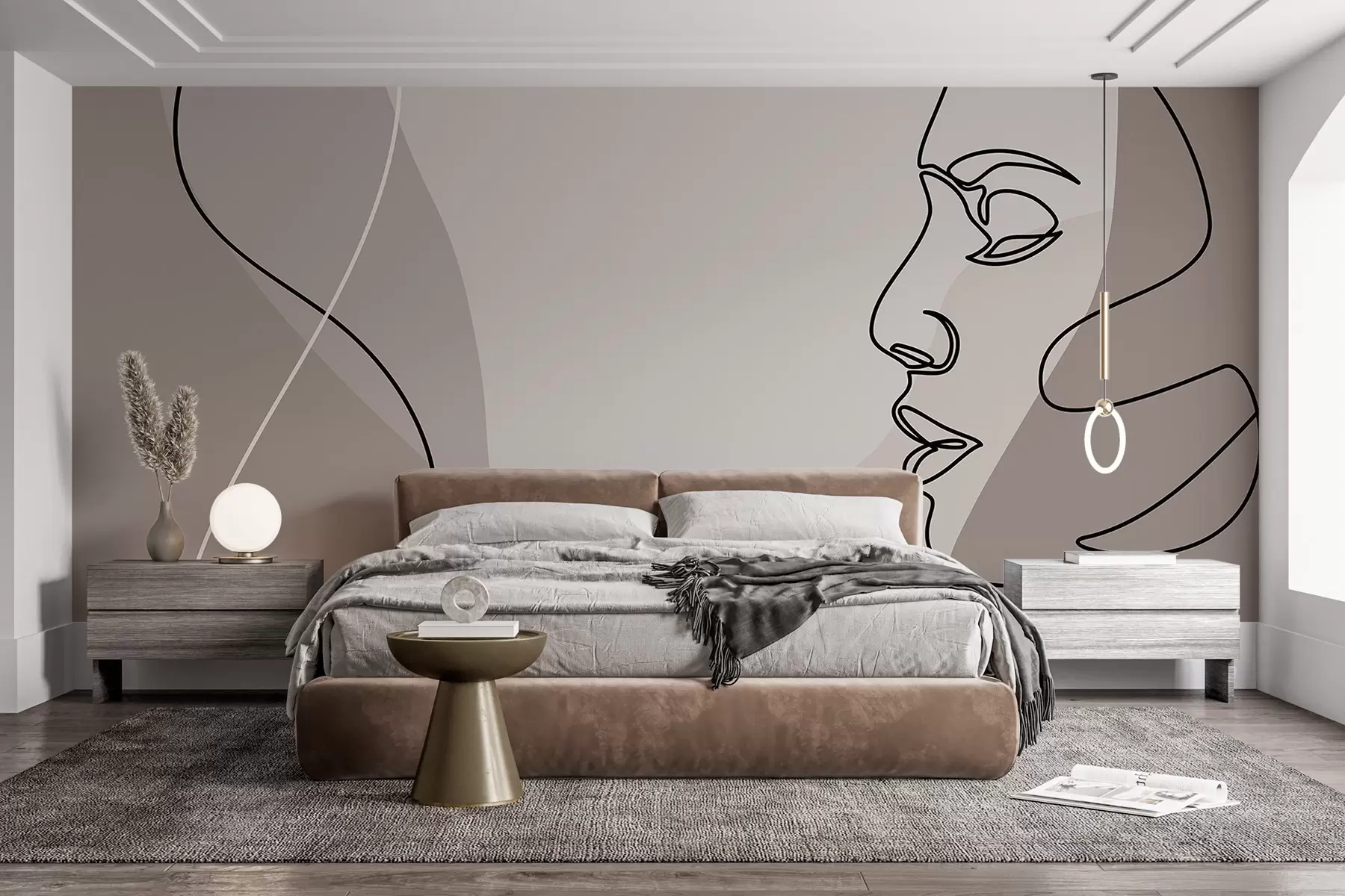 Fototapety Abstraktná tvár w09231v3