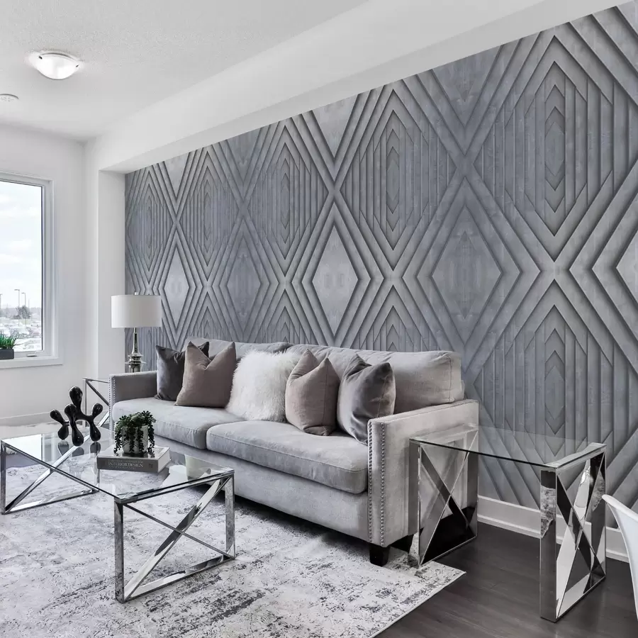 Fototapety imitácia drevených panelov v studených sivých farbách w04168v2