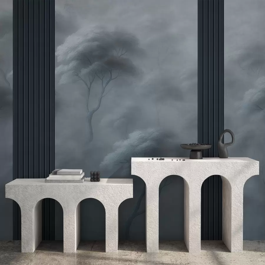 Fototapety Les sa stretáva s panelovým umením w04187v2