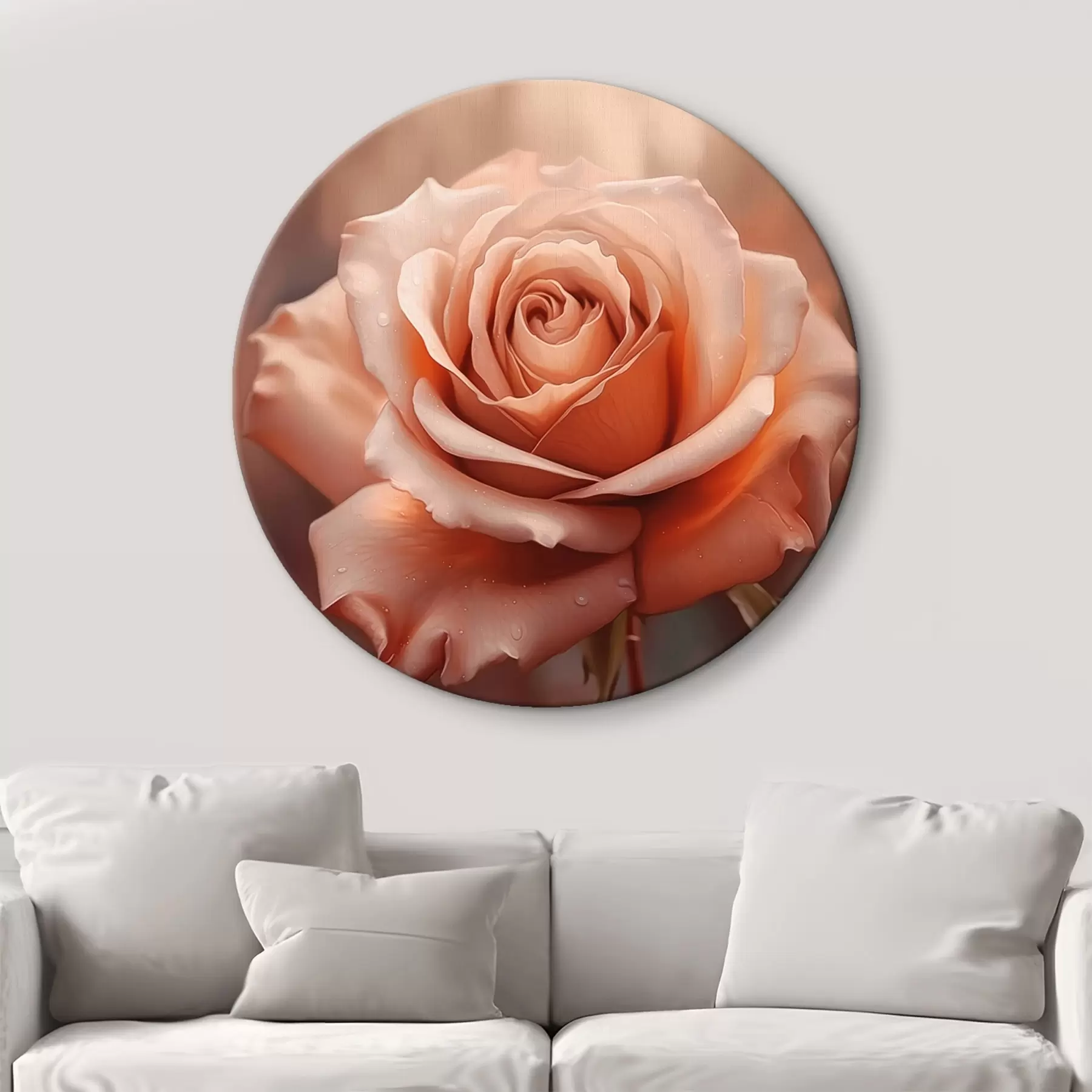 Obraz Ruža s kvapkami rosy r44991