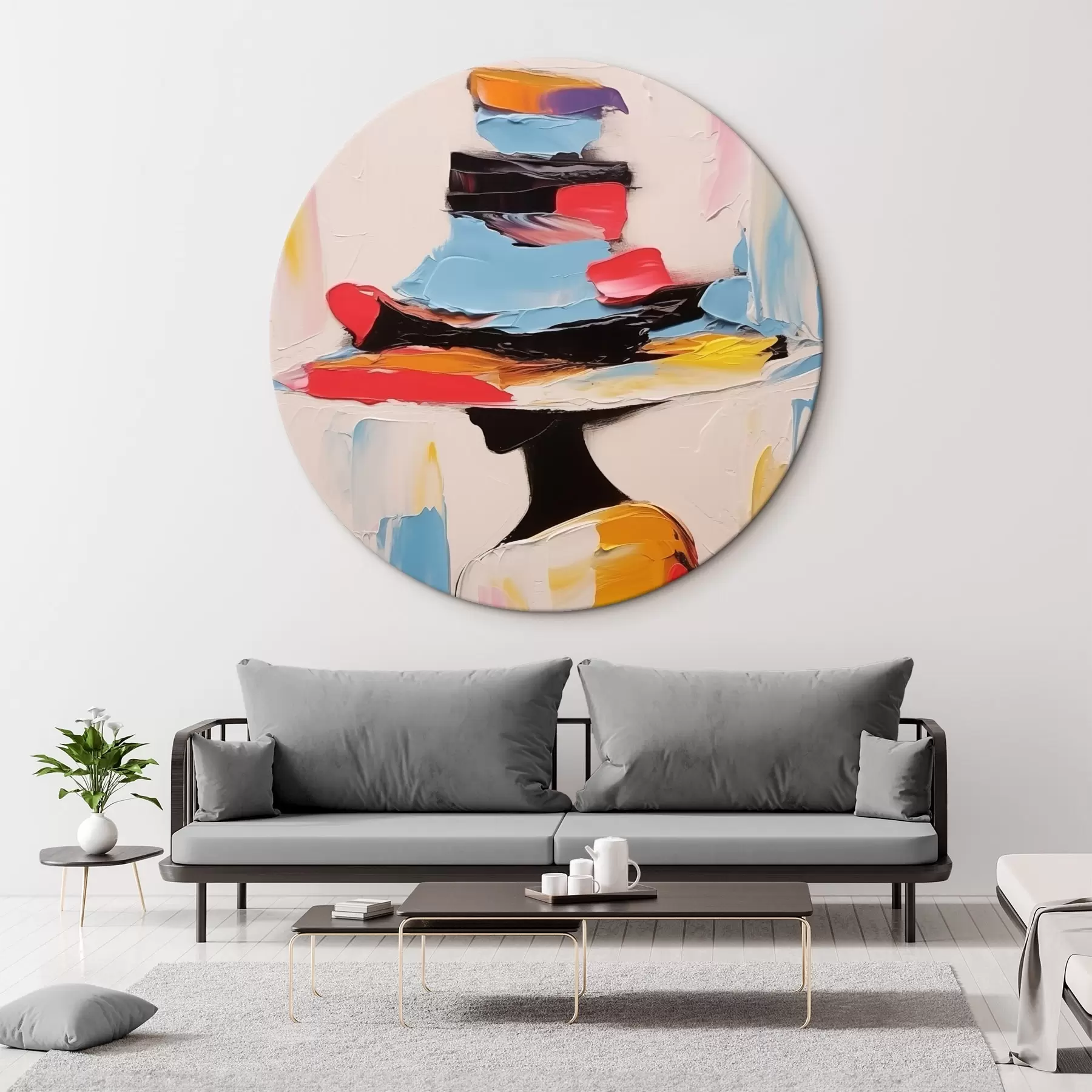 Fototapety Žena v širokom klobúku r44994