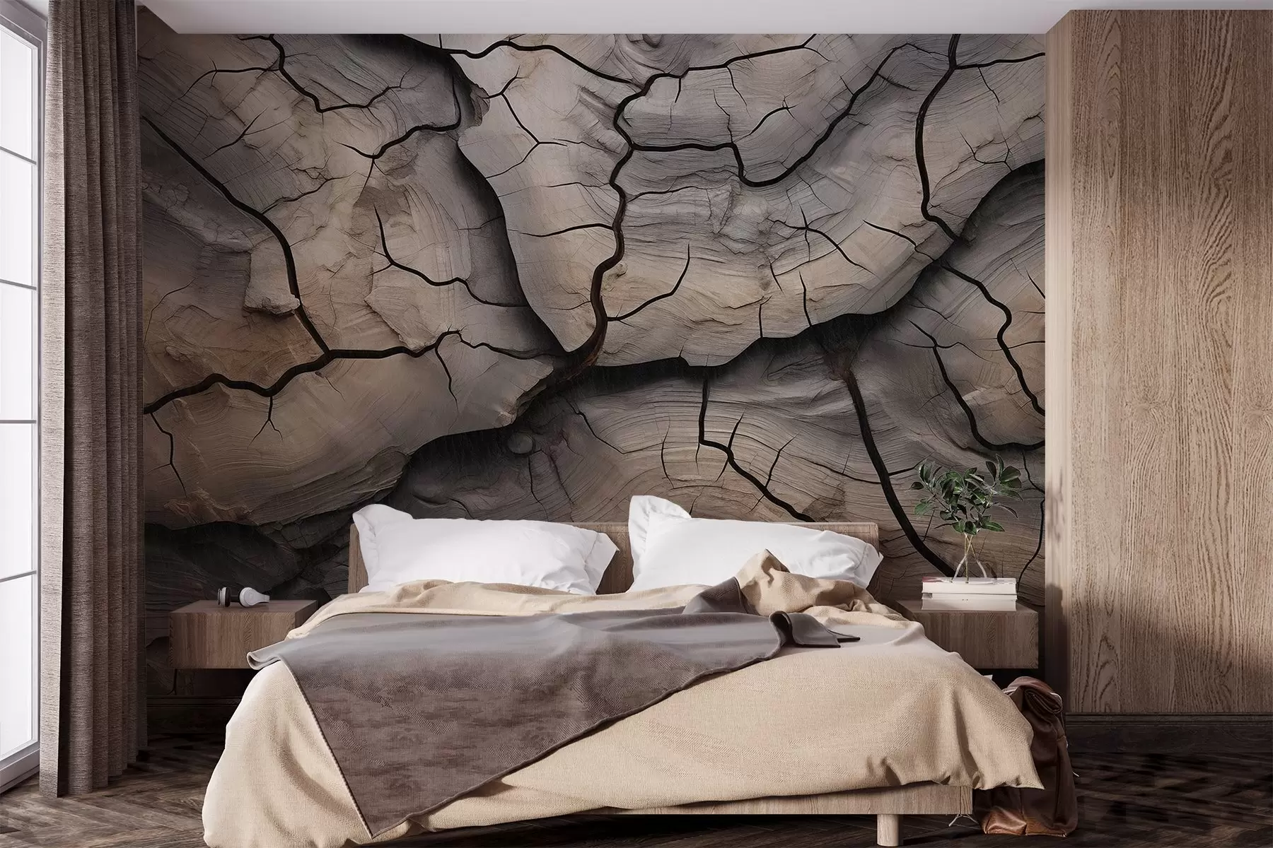 Fototapety drevo, praskliny, svetlo, textúra, kôra, prírodné w04238