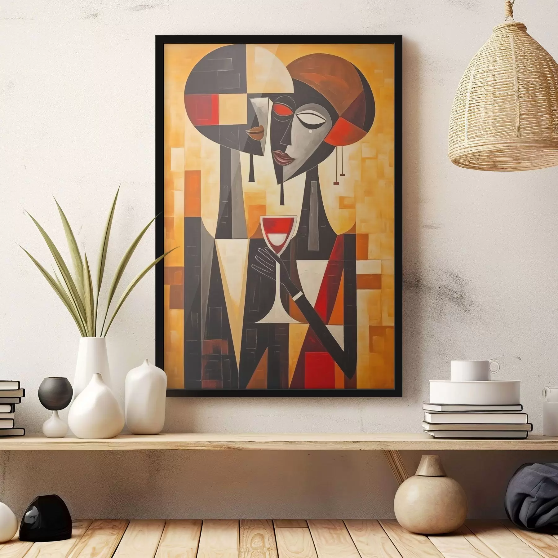 Fototapety Dve s kubistickým sklom f45085