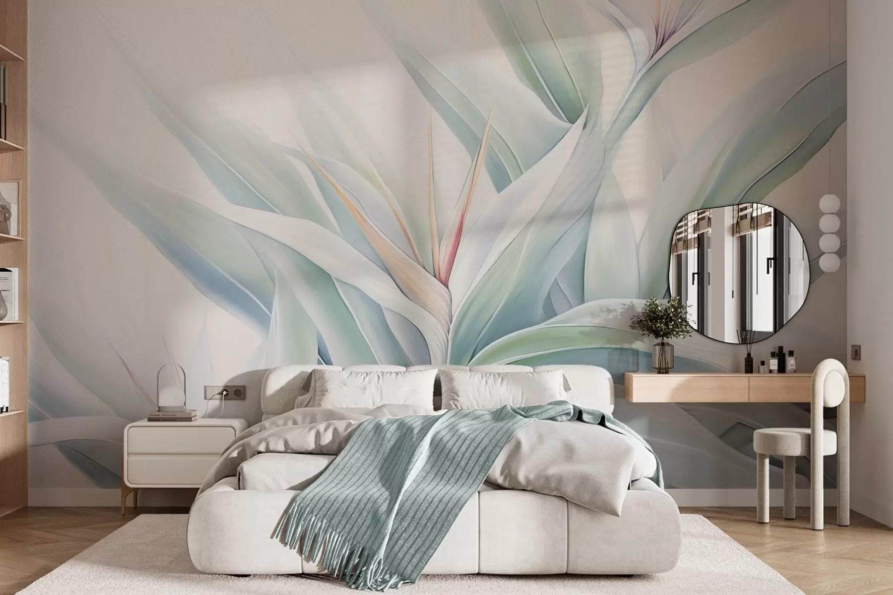 Fototapety Strelitzia lístie w04264
