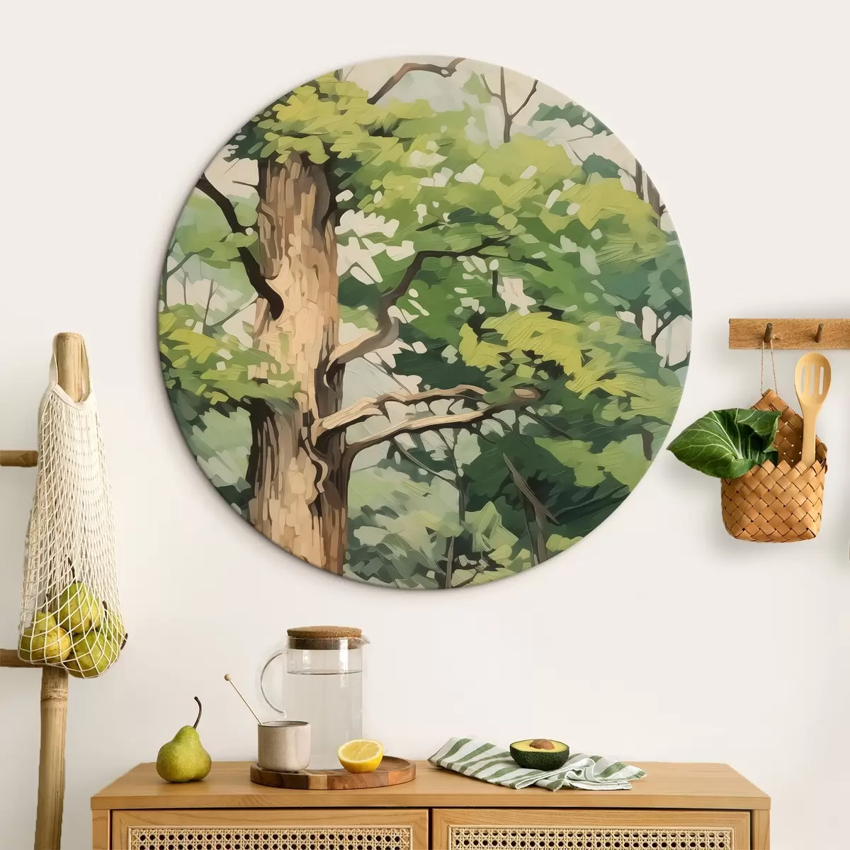 Okrúhle obrazy Strom r45117