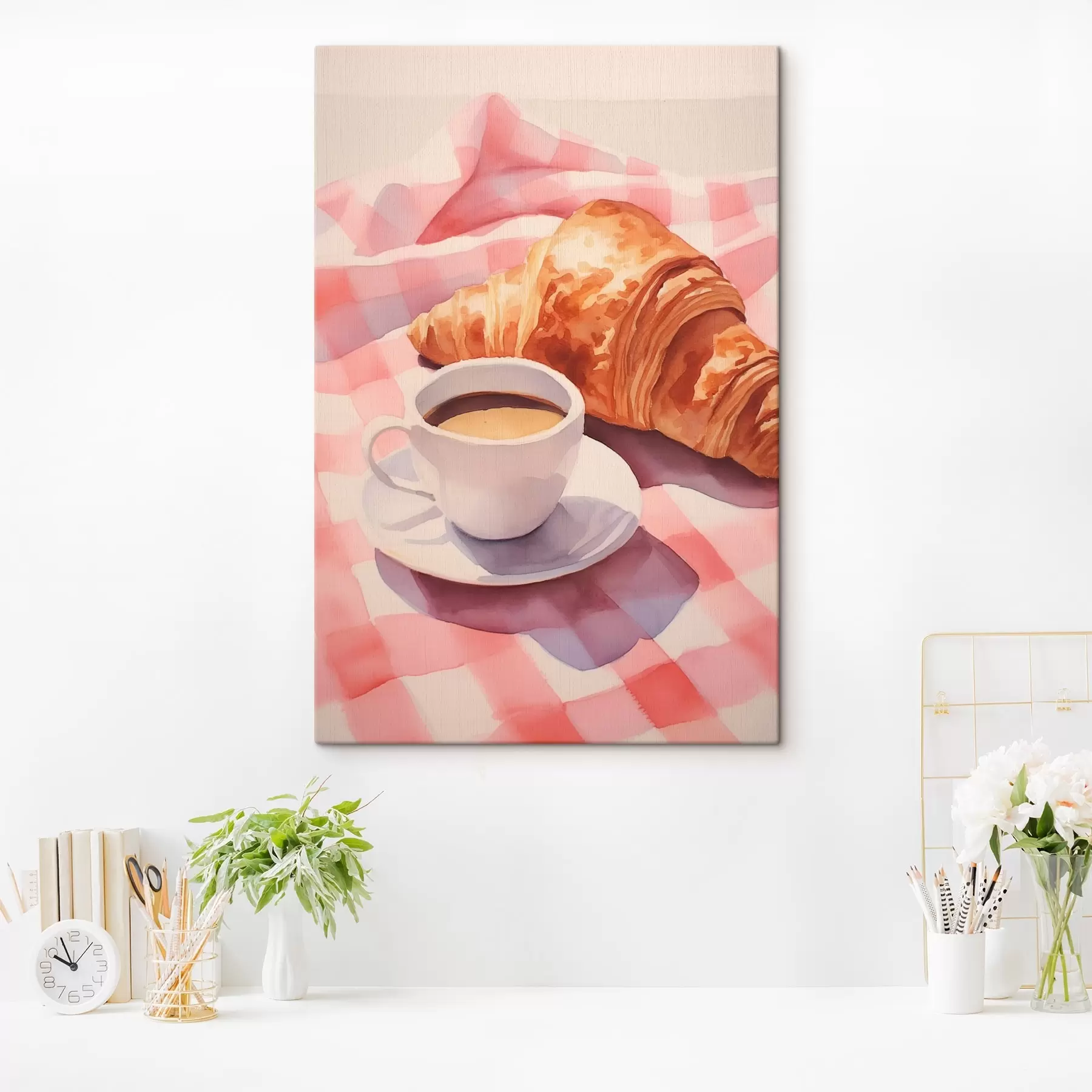 Obraz Káva s croissantom s45143